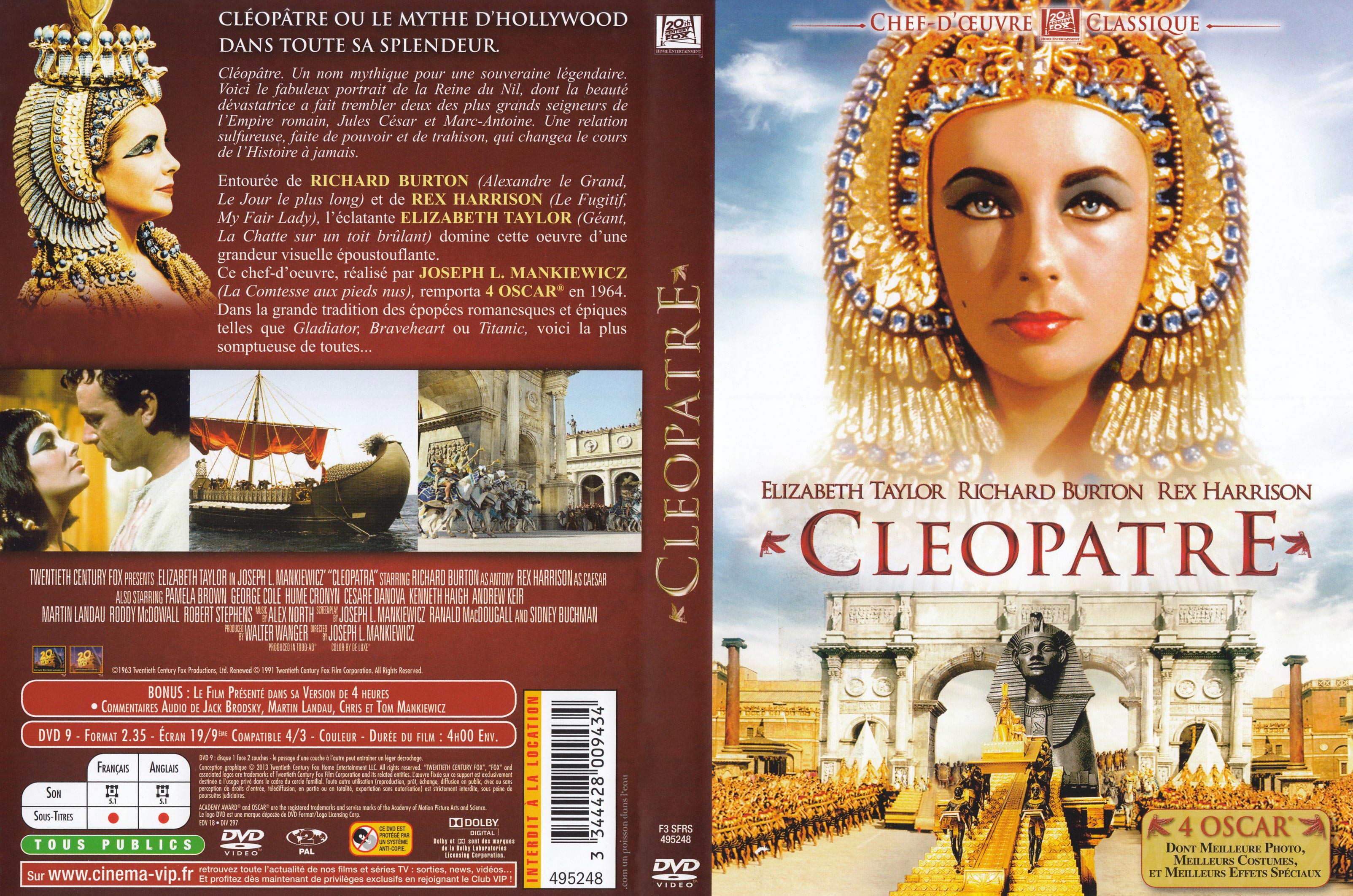 Jaquette DVD Cleopatre (1963) v5