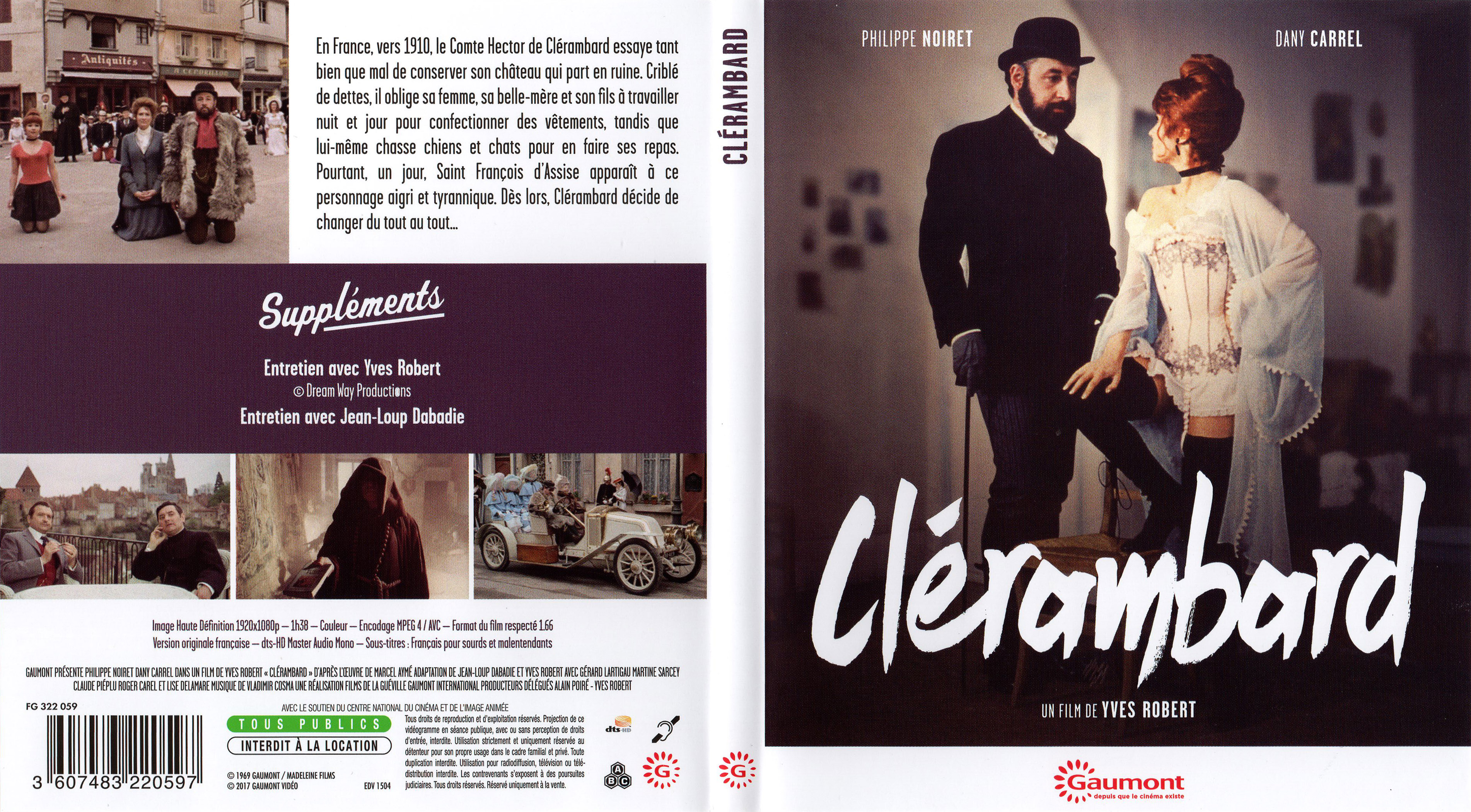 Jaquette DVD Clerambard (BLU-RAY)