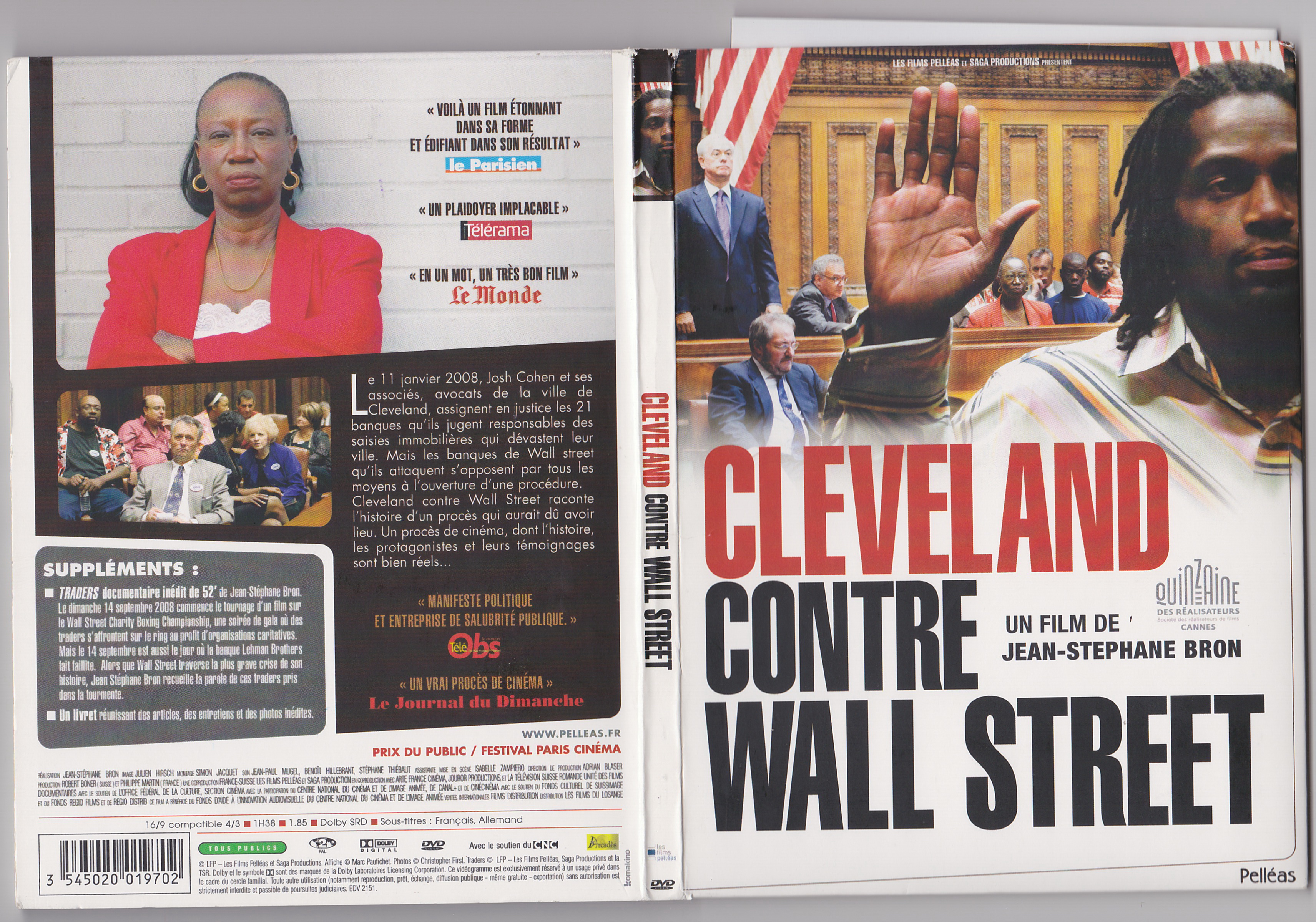 Jaquette DVD Cleveland contre Wall street
