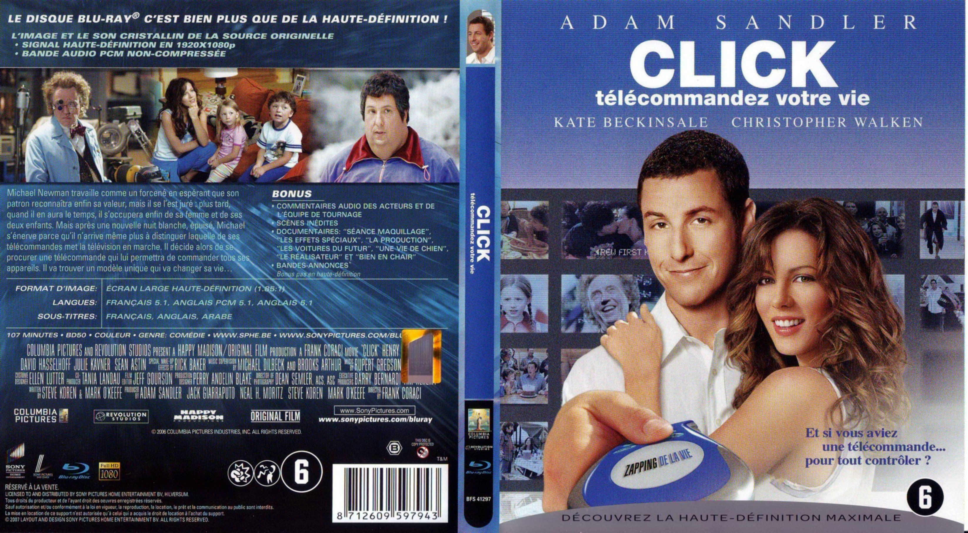 Jaquette DVD Click telecommandez votre vie (BLU-RAY)