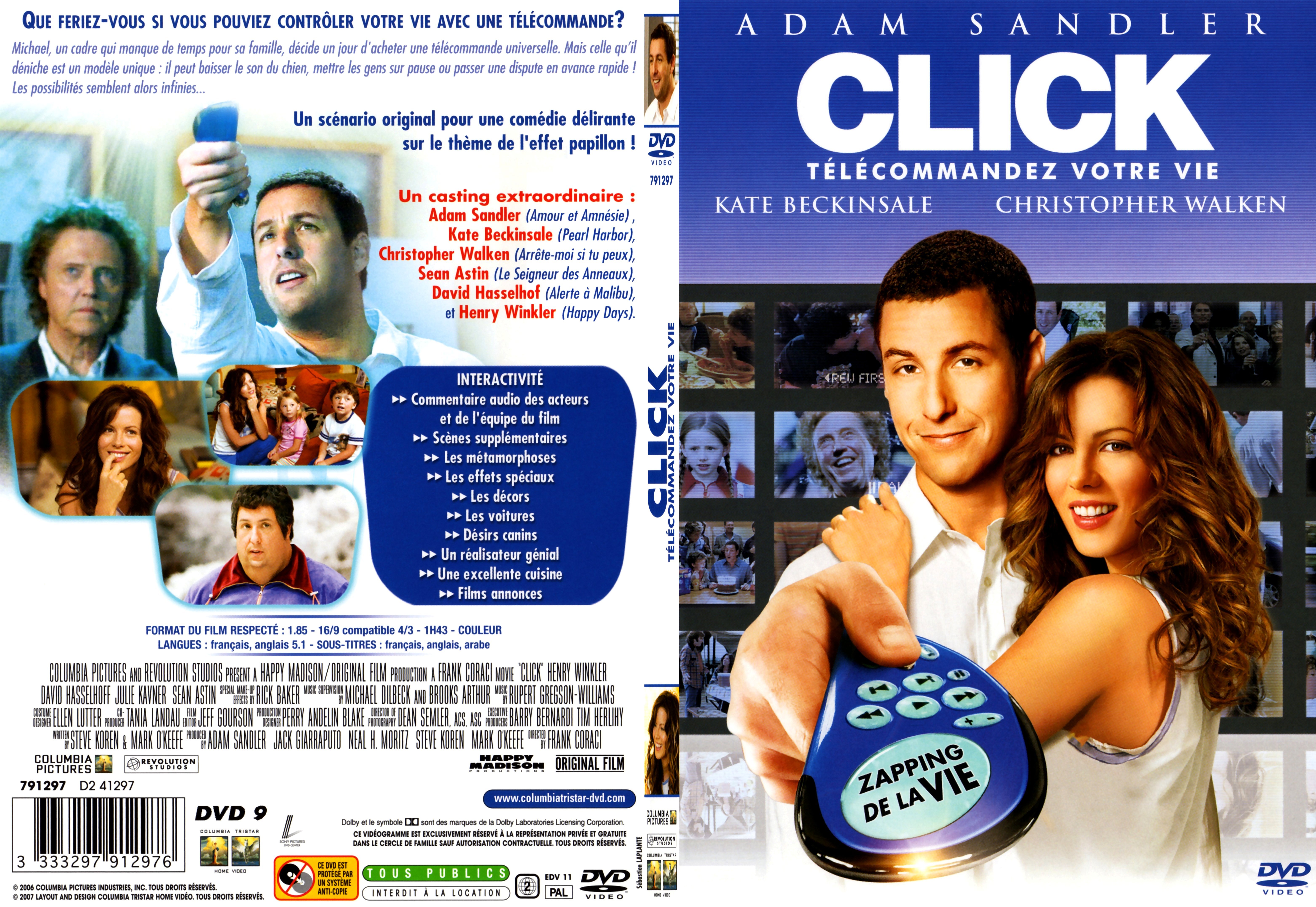 Jaquette DVD Click telecommandez votre vie - SLIM