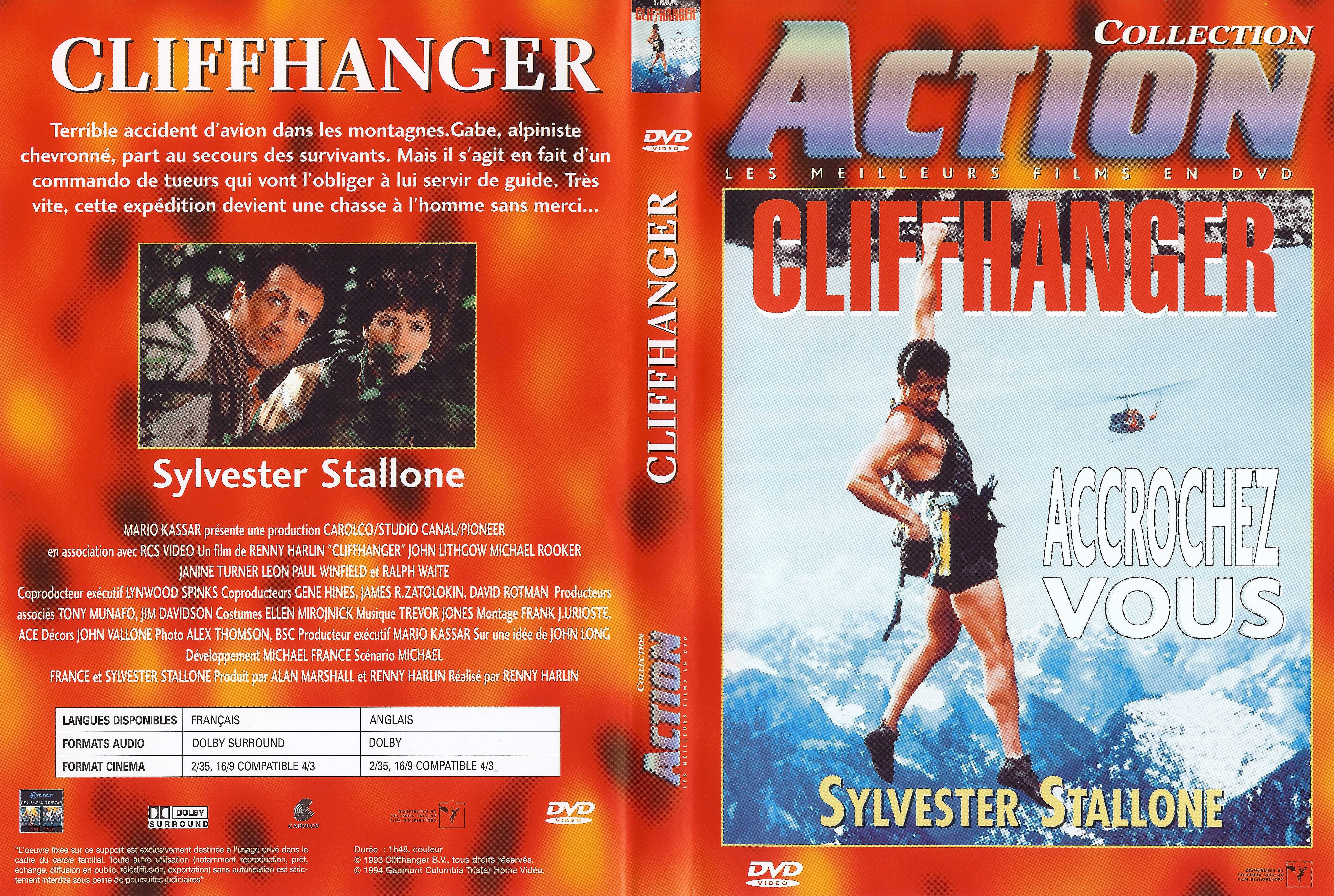 Jaquette DVD Cliffhanger v2