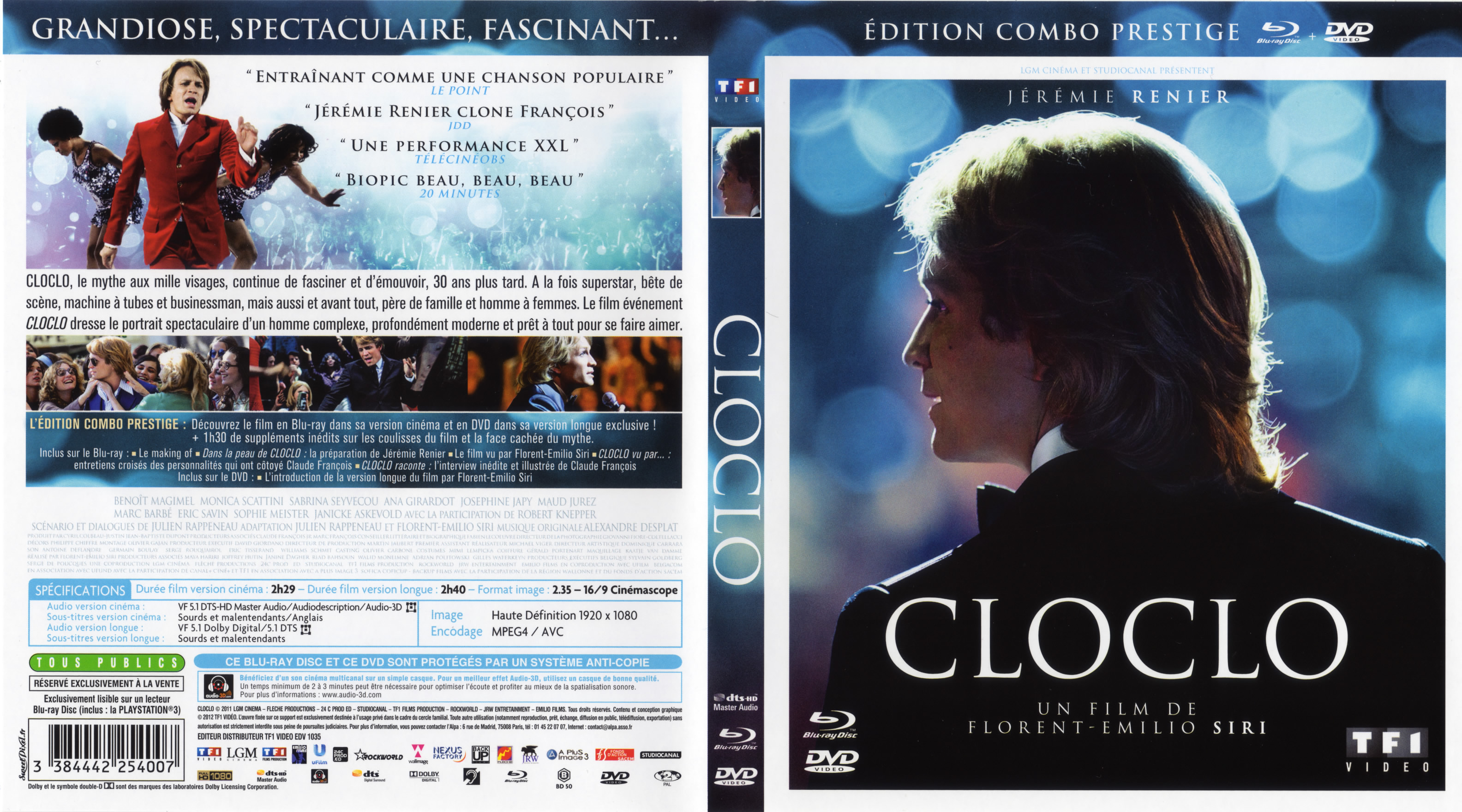 Jaquette DVD Cloclo (BLU-RAY)