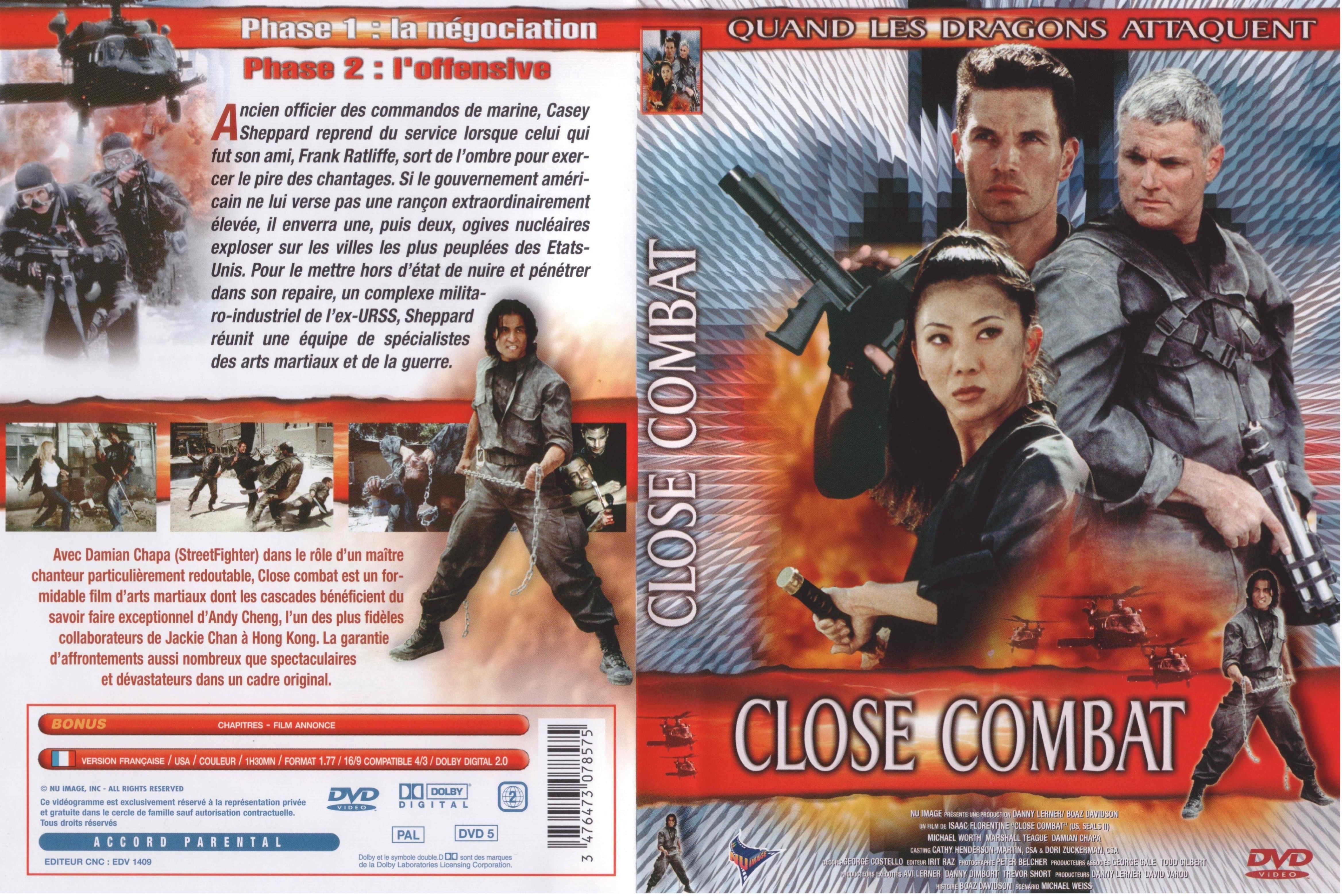 Jaquette DVD Close combat