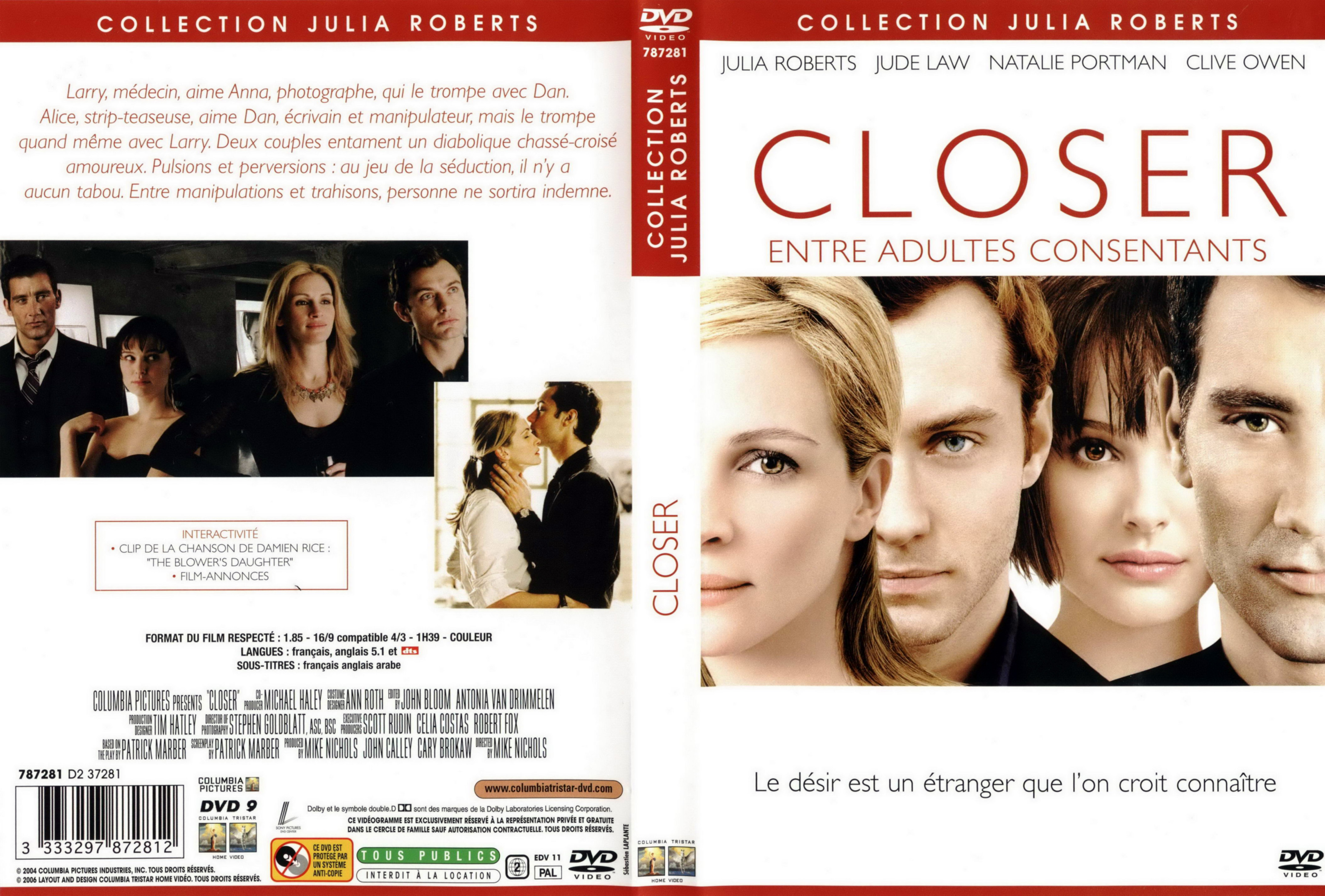 Jaquette DVD Closer v2