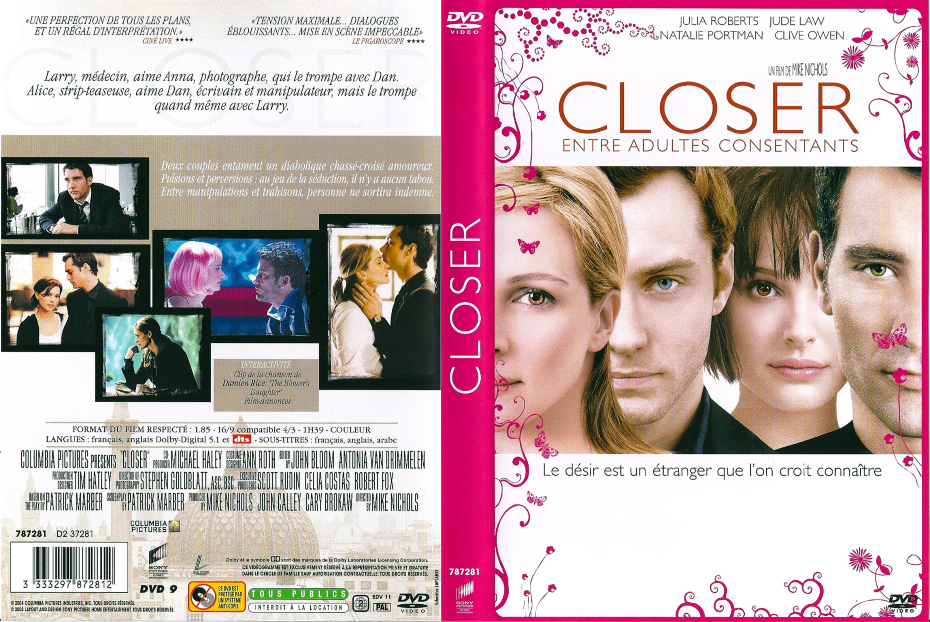 Jaquette DVD Closer v3