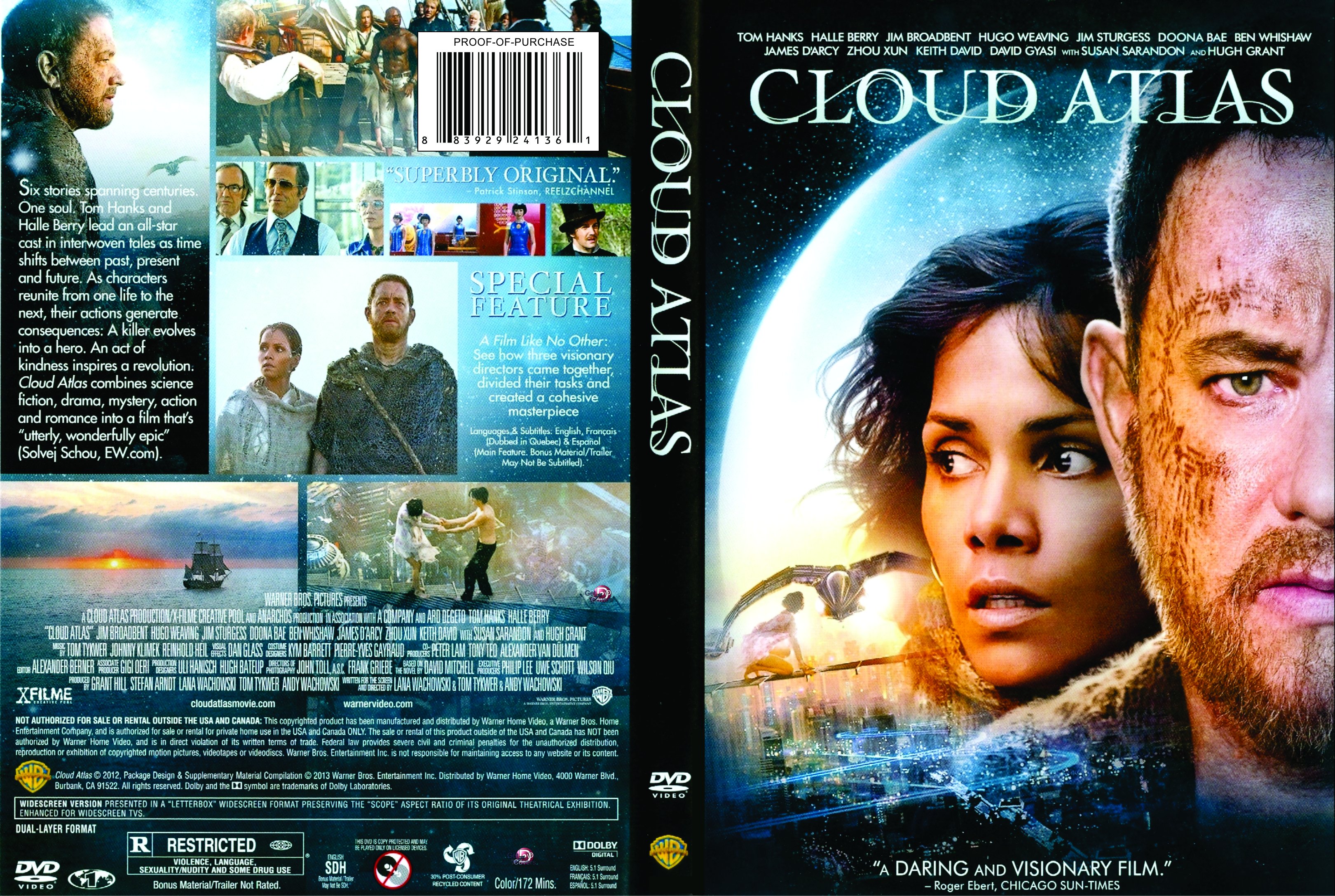 Jaquette DVD Cloud Atlas Zone 1
