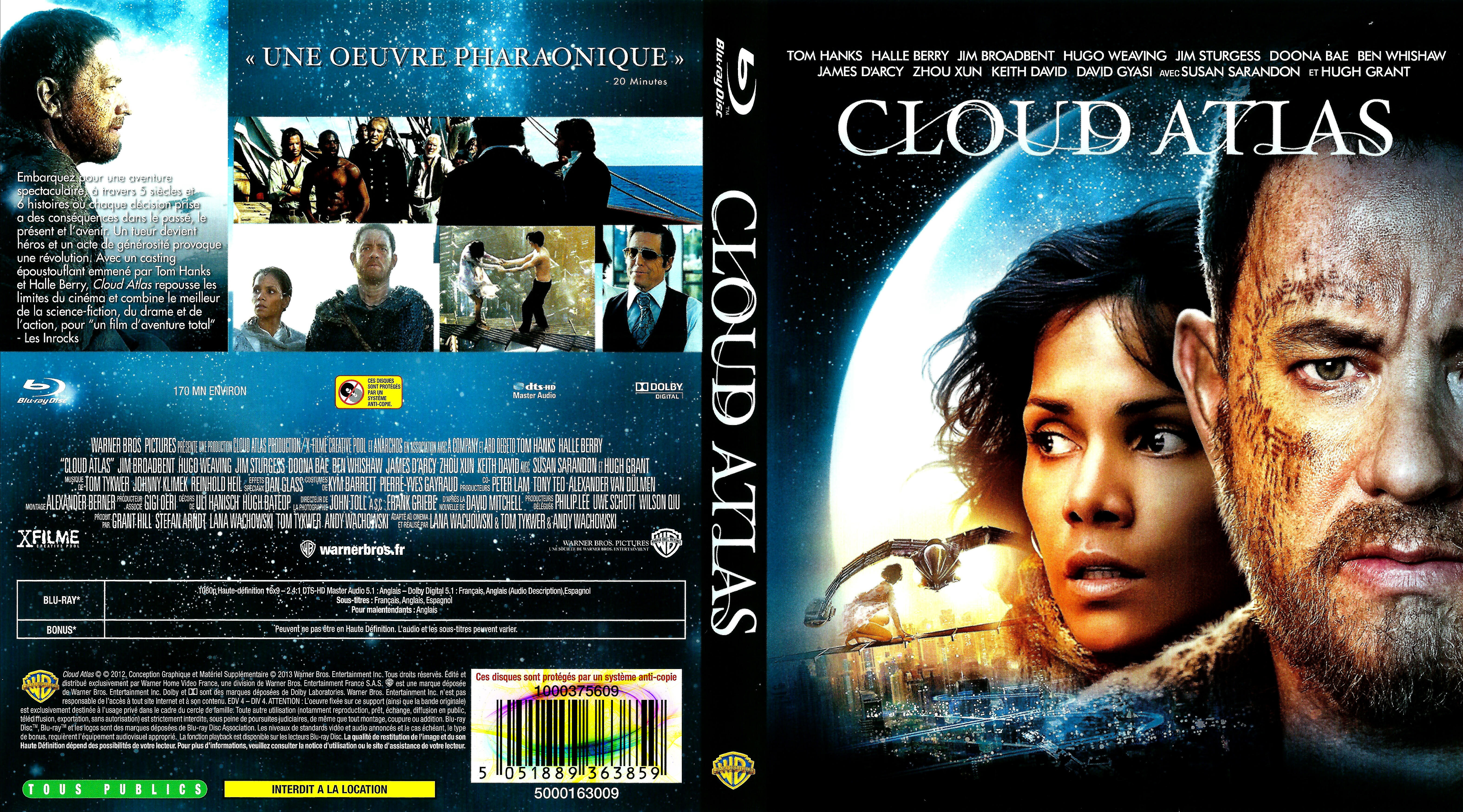 Jaquette DVD Cloud atlas (BLU-RAY)