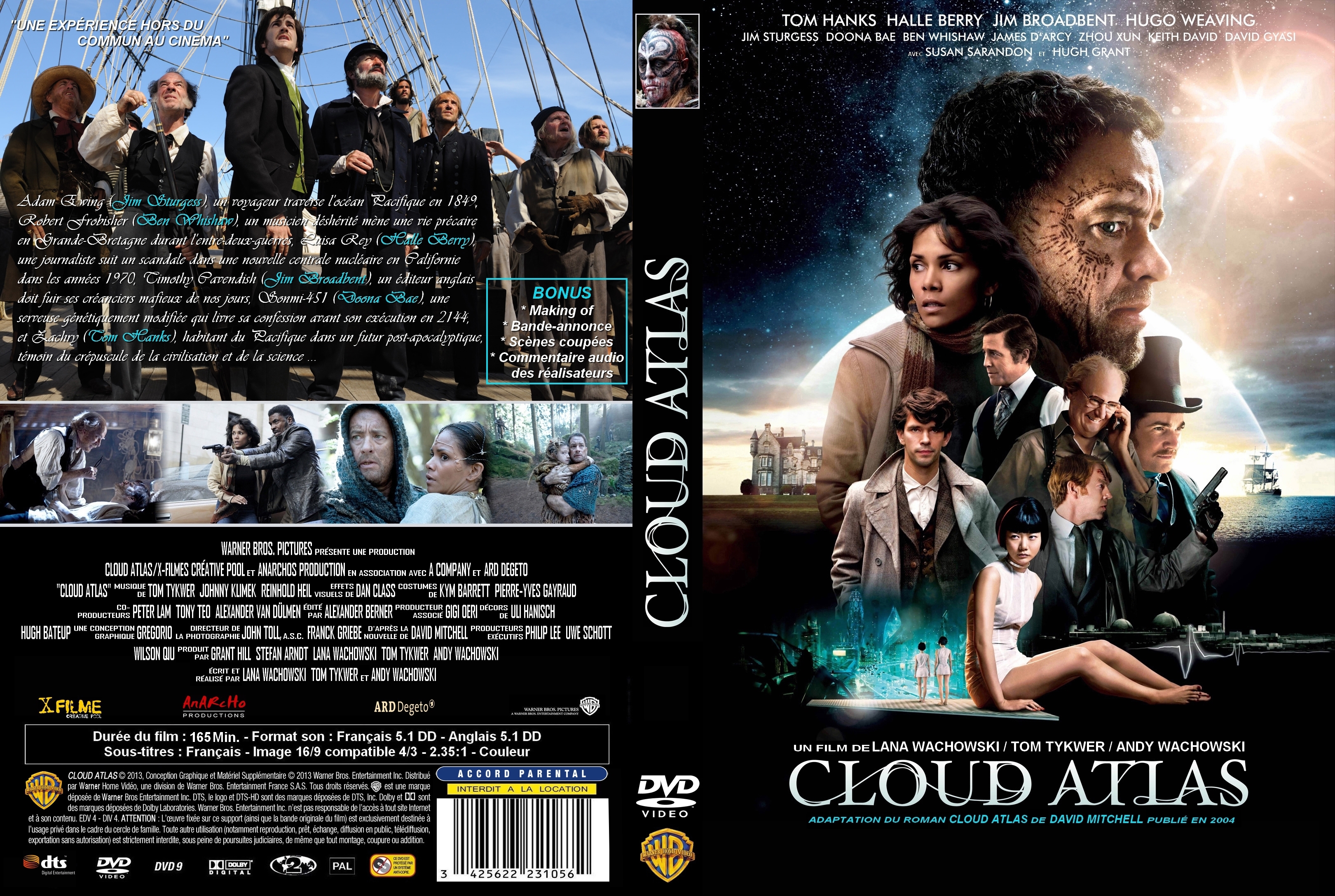 Jaquette DVD Cloud atlas custom v2