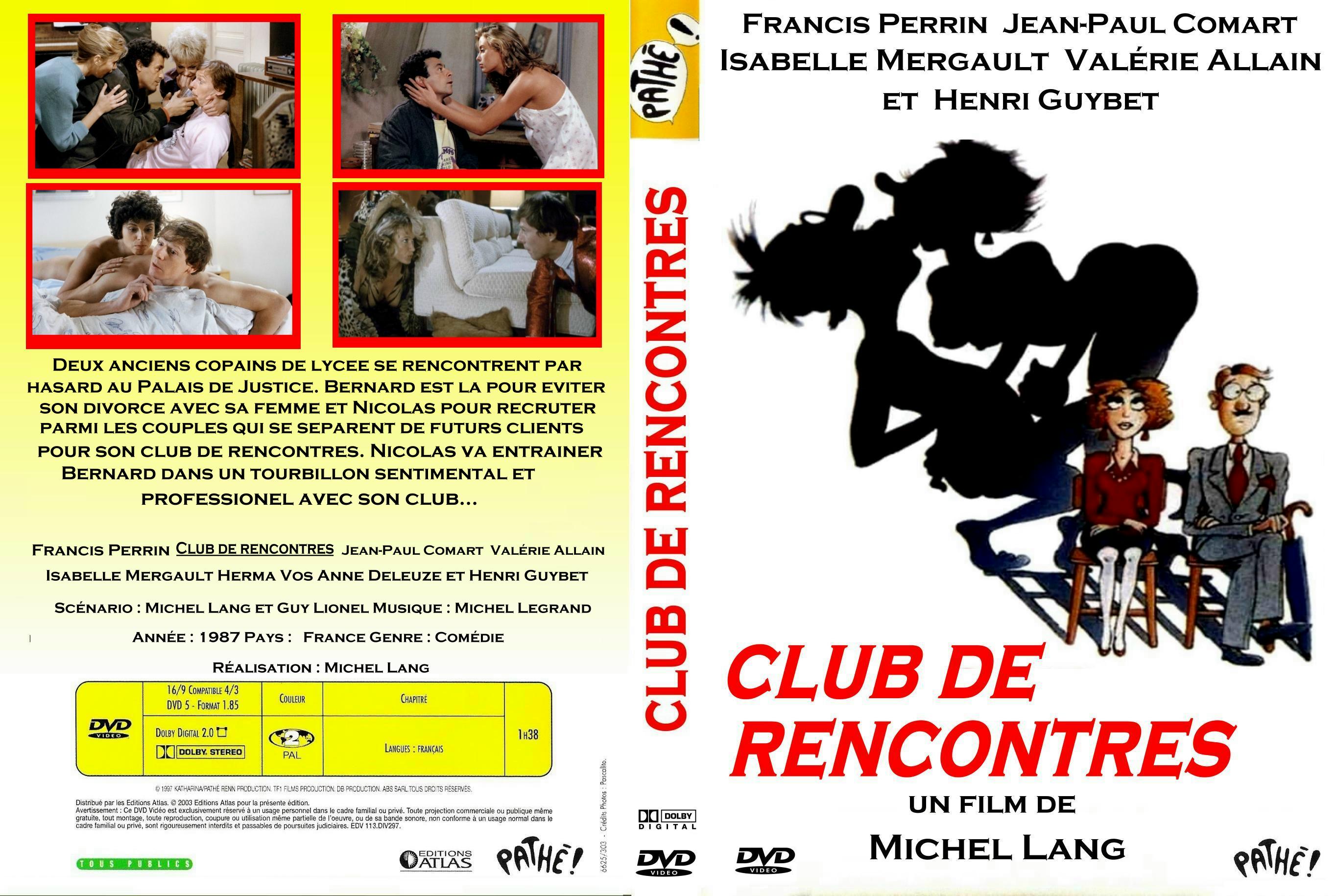 Jaquette DVD Club de rencontres custom