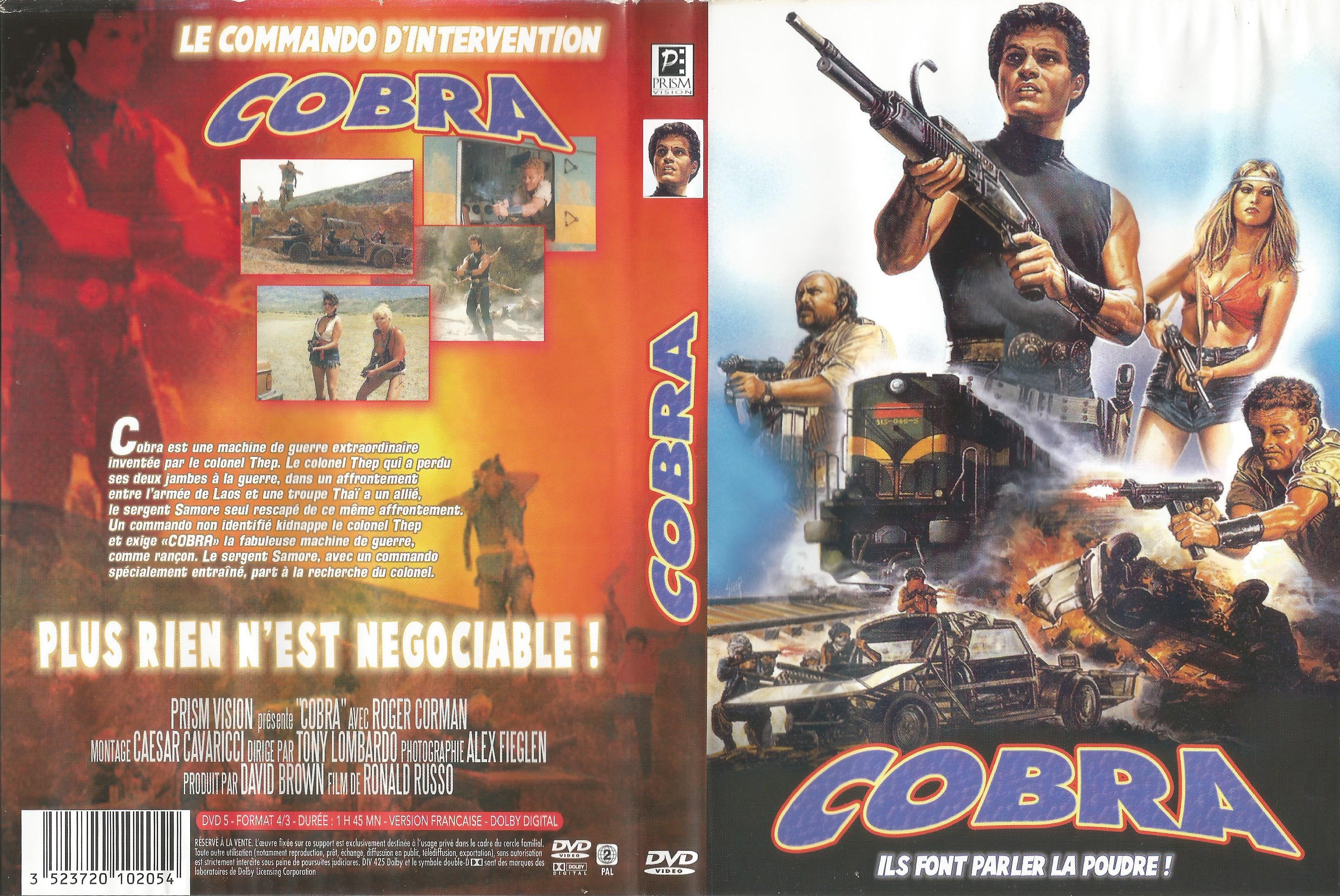 Jaquette DVD Cobra Fire