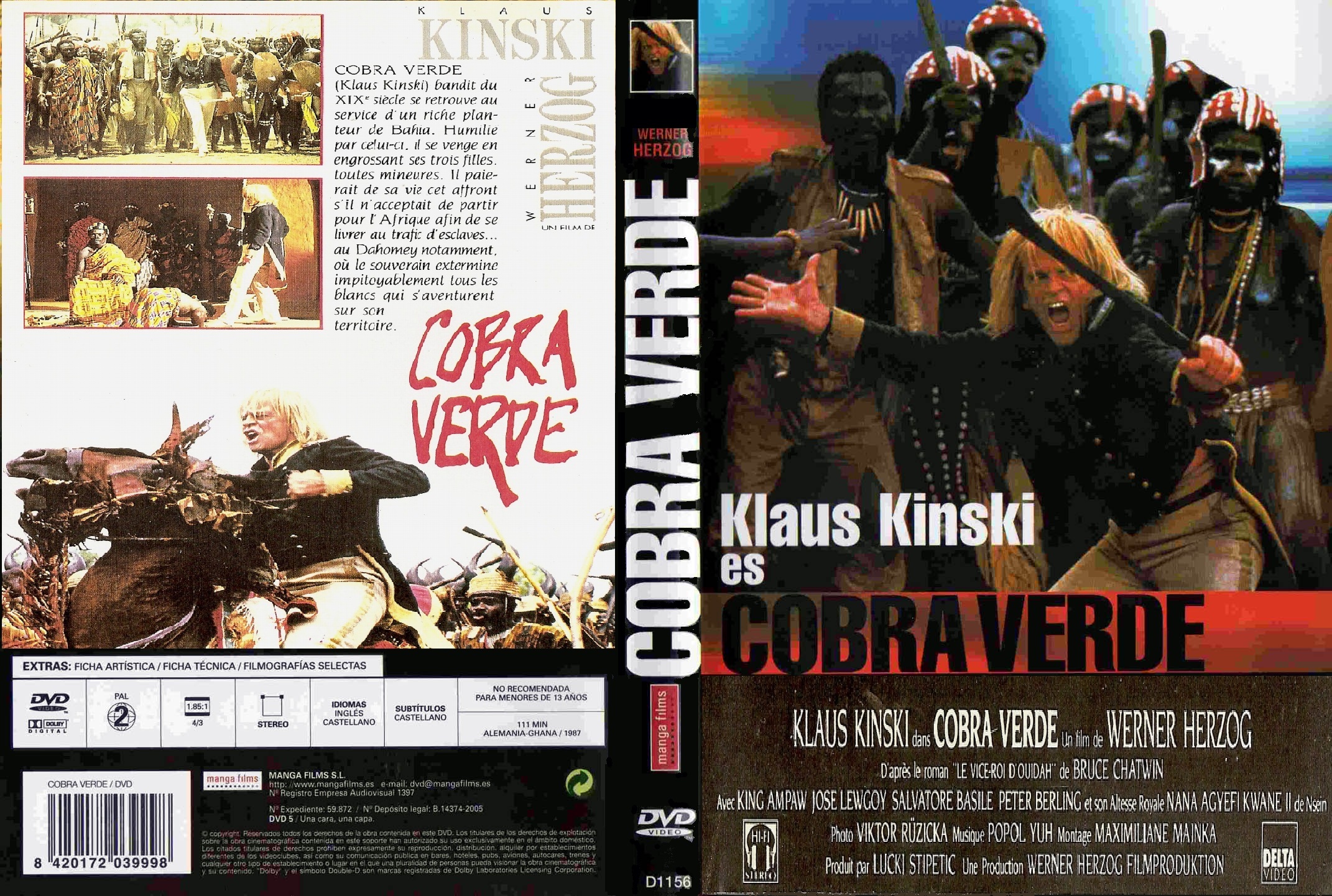 Jaquette DVD Cobra Verde custom
