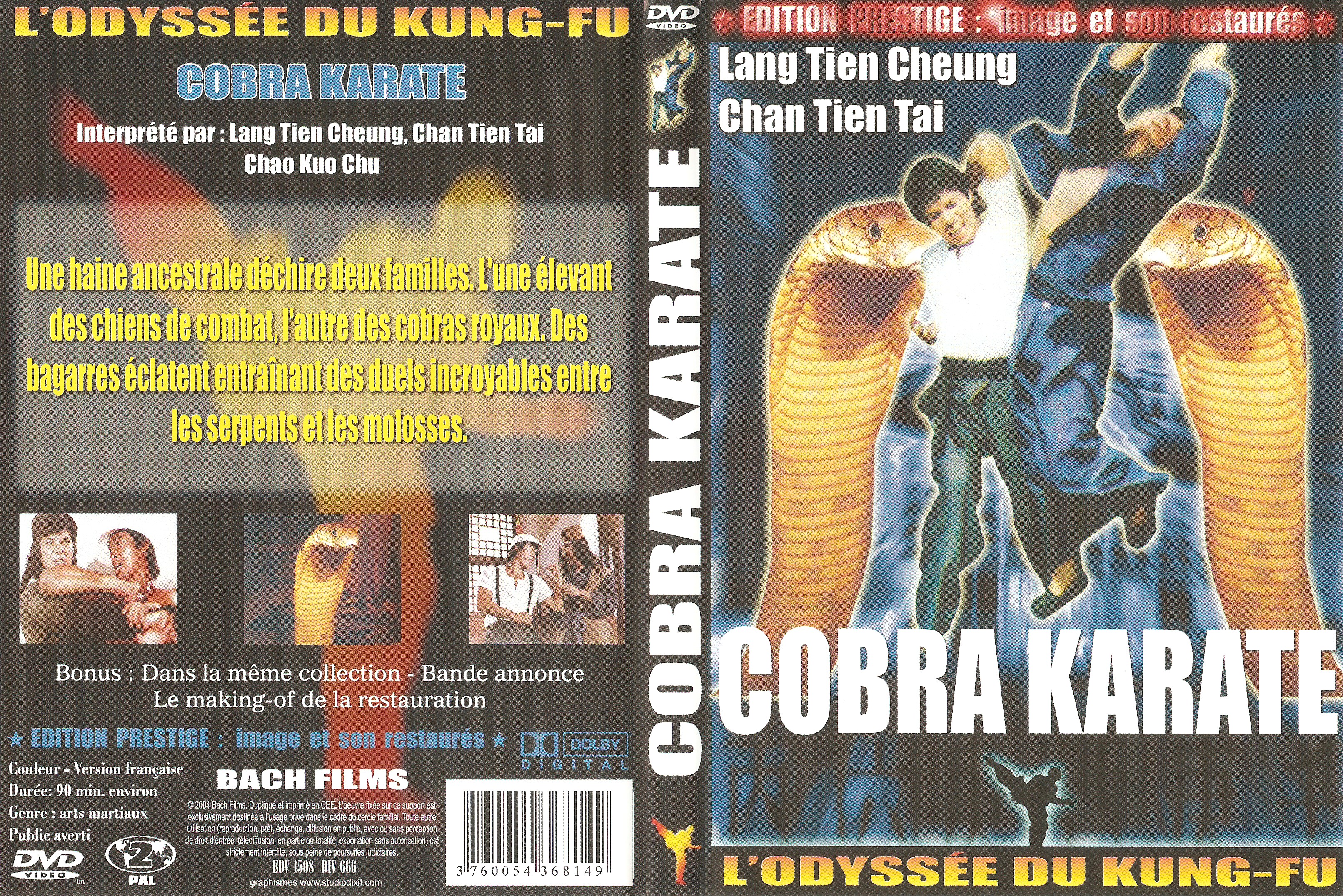 Jaquette DVD Cobra karate