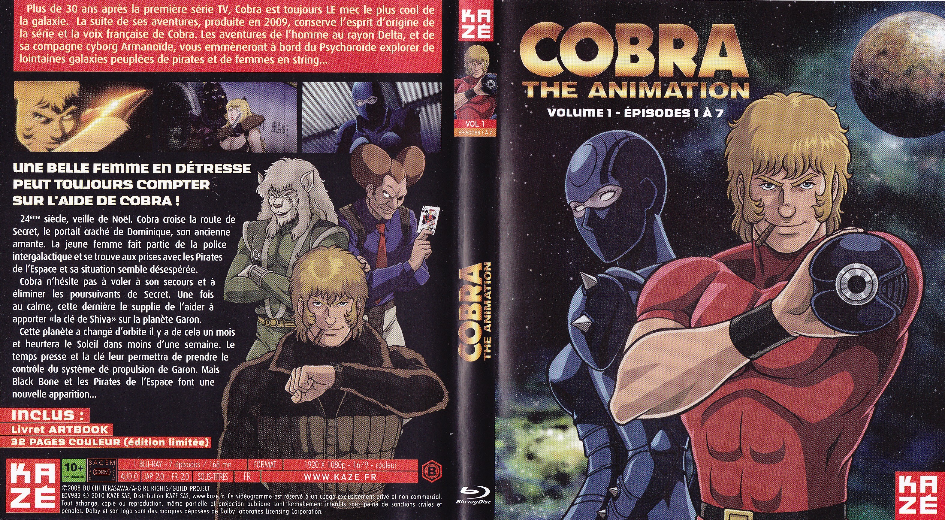 Jaquette DVD Cobra vol 1 (BLU-RAY)