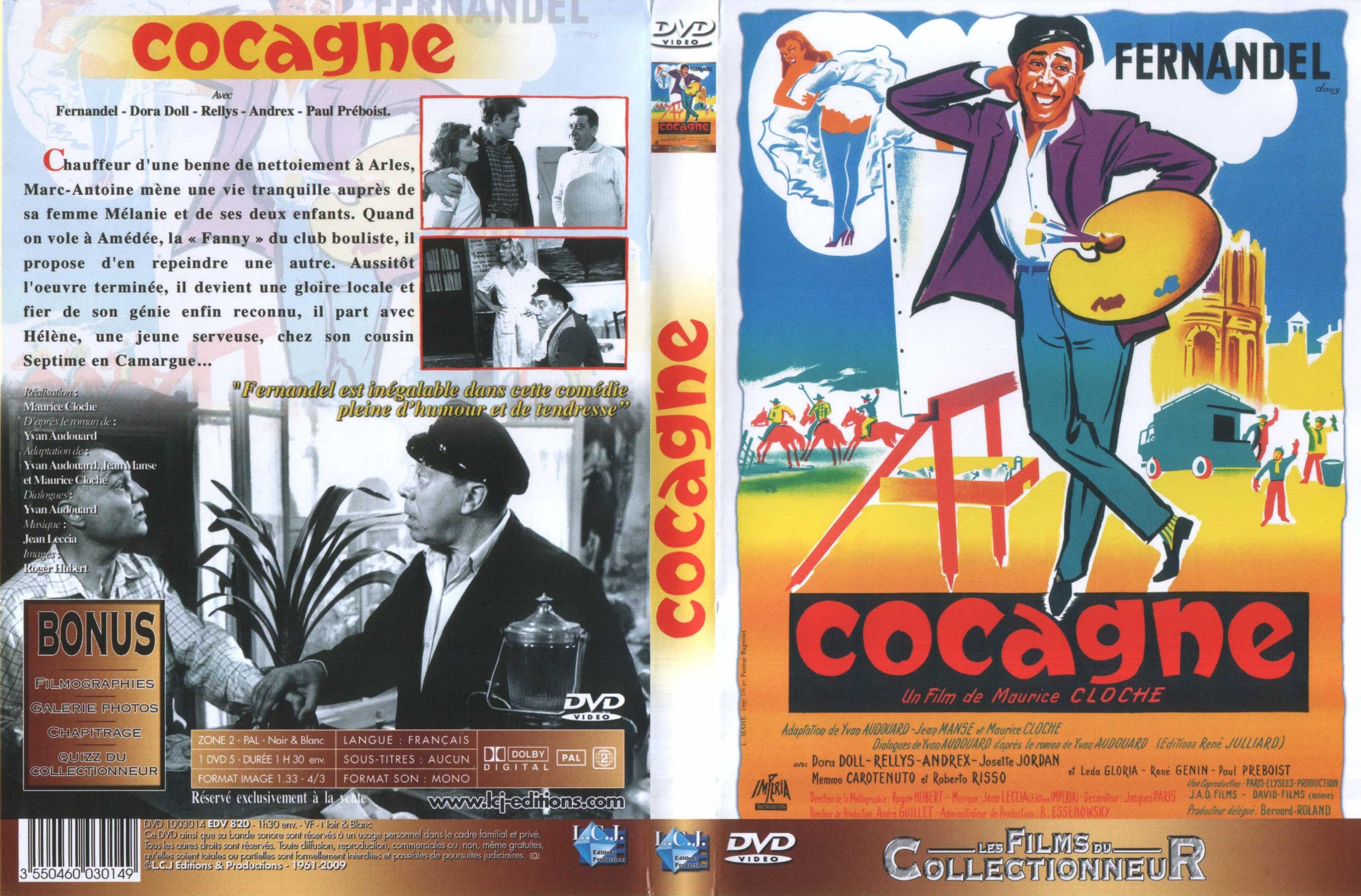 Jaquette DVD Cocagne