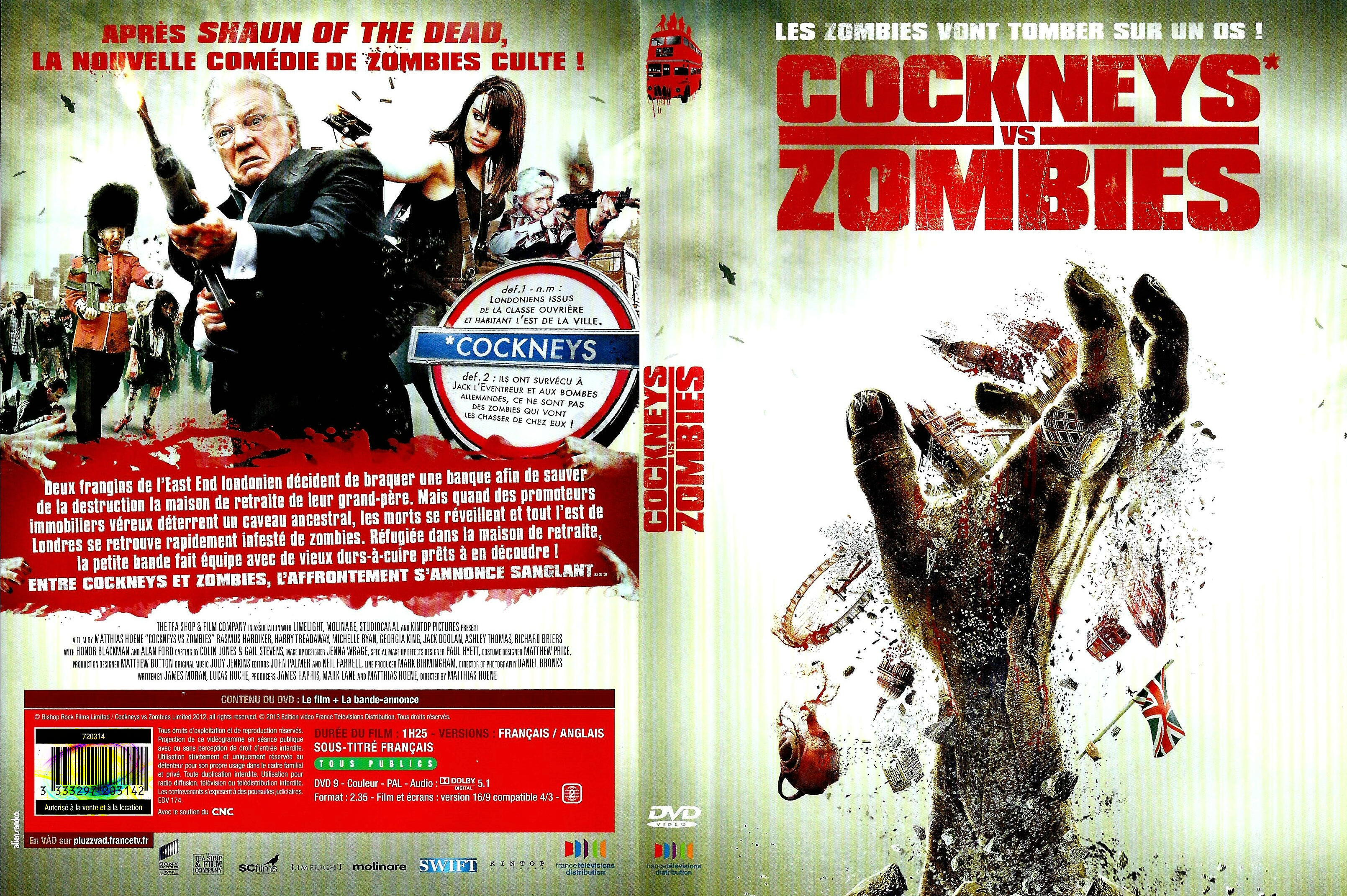 Jaquette DVD Cockneys Vs Zombies