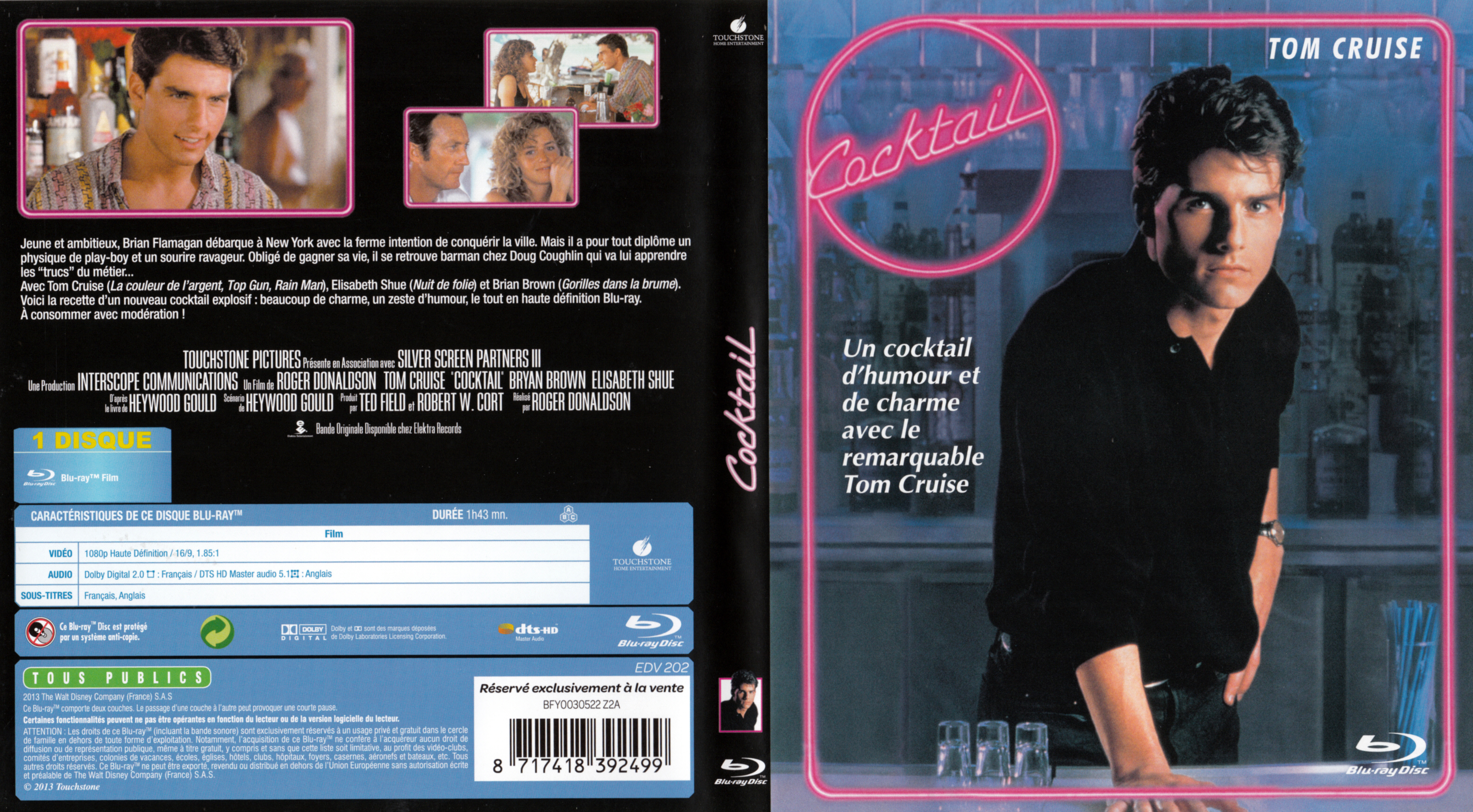 Jaquette DVD Cocktail (BLU-RAY)