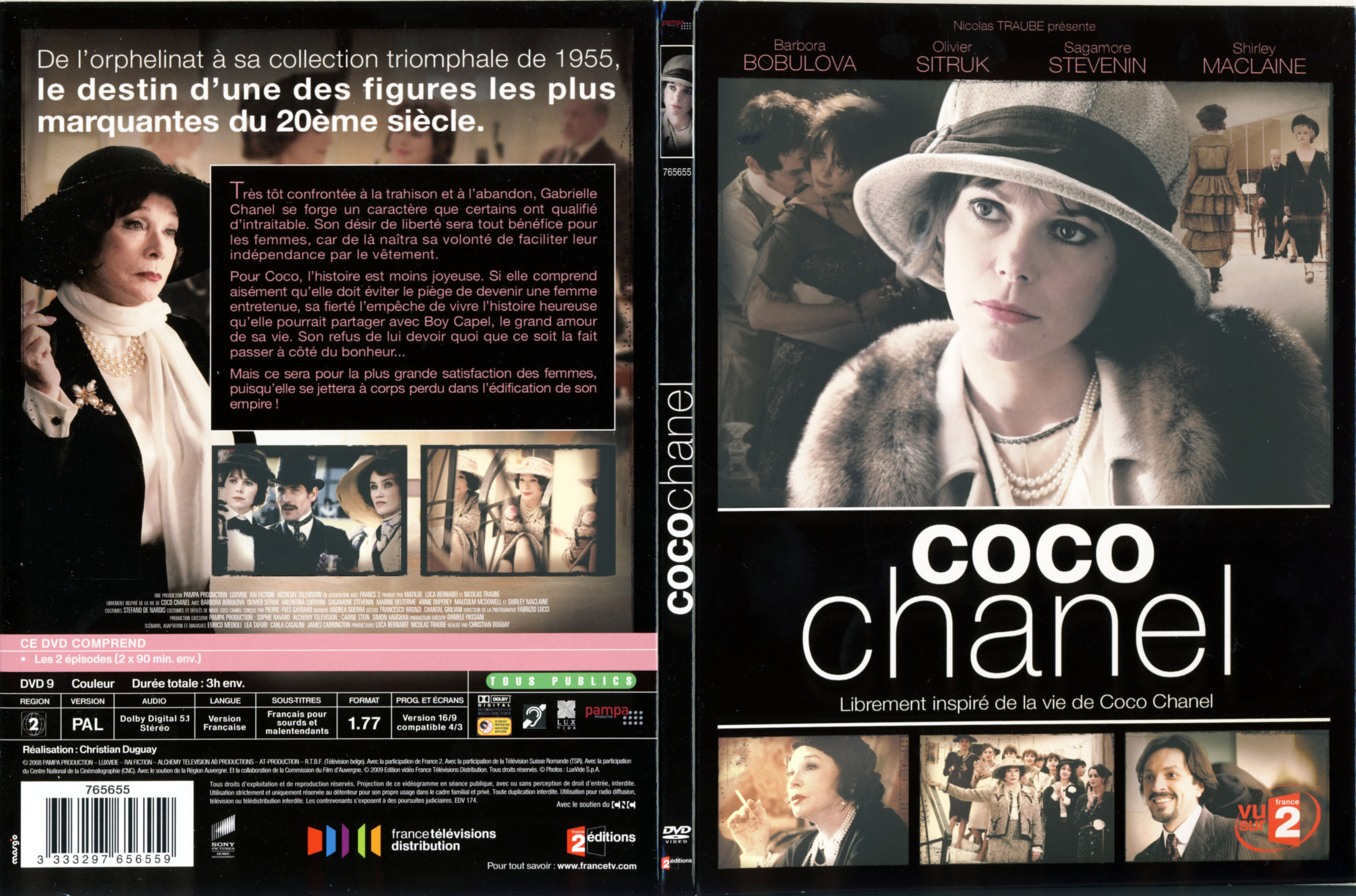 Jaquette DVD Coco Chanel
