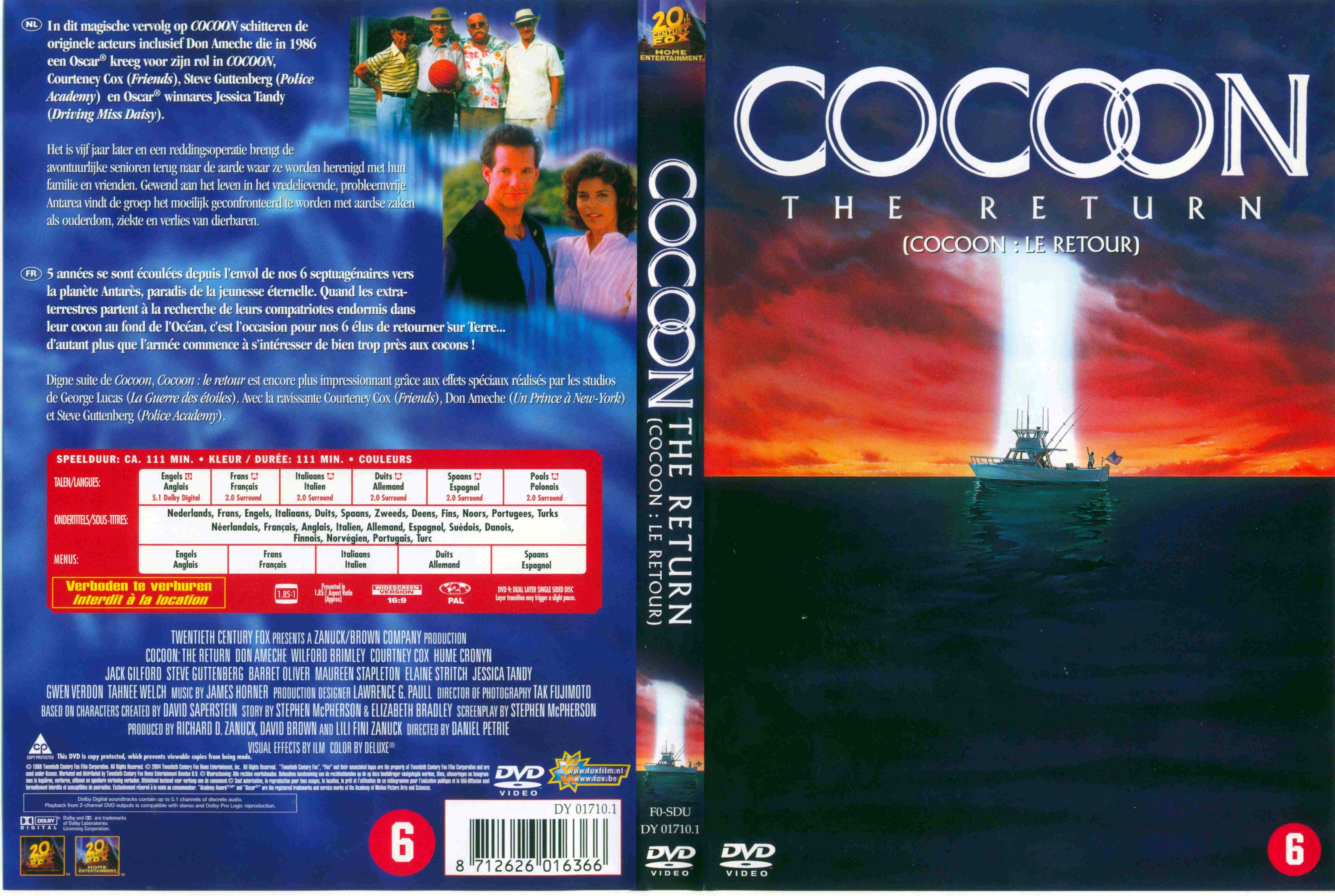 Jaquette DVD Cocoon 2 v3
