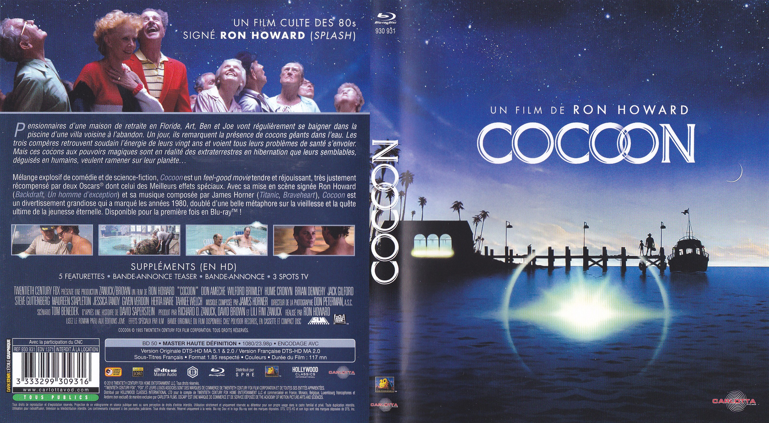 Jaquette DVD Cocoon (BLU-RAY) v2