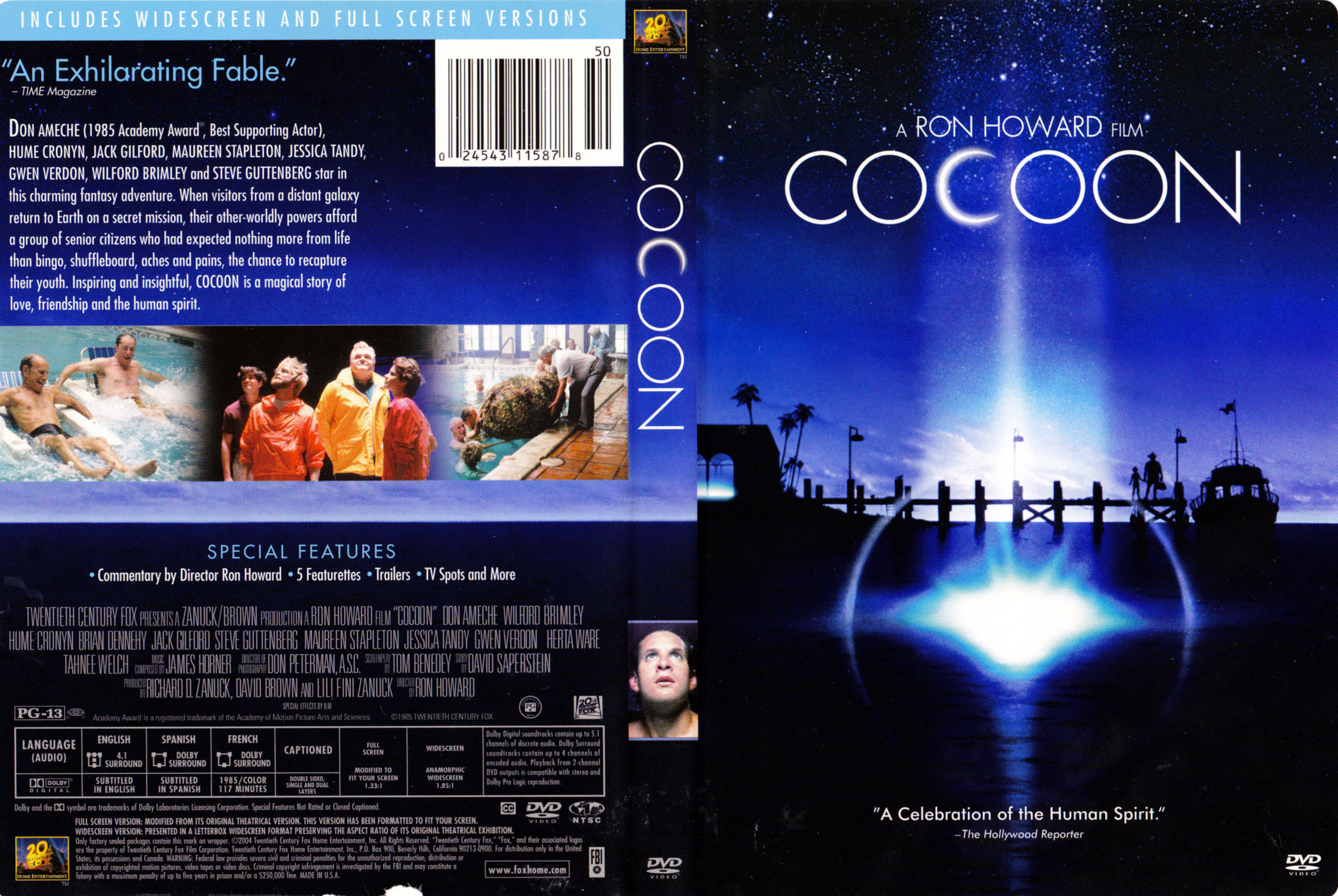 Jaquette DVD Cocoon (Canadienne)