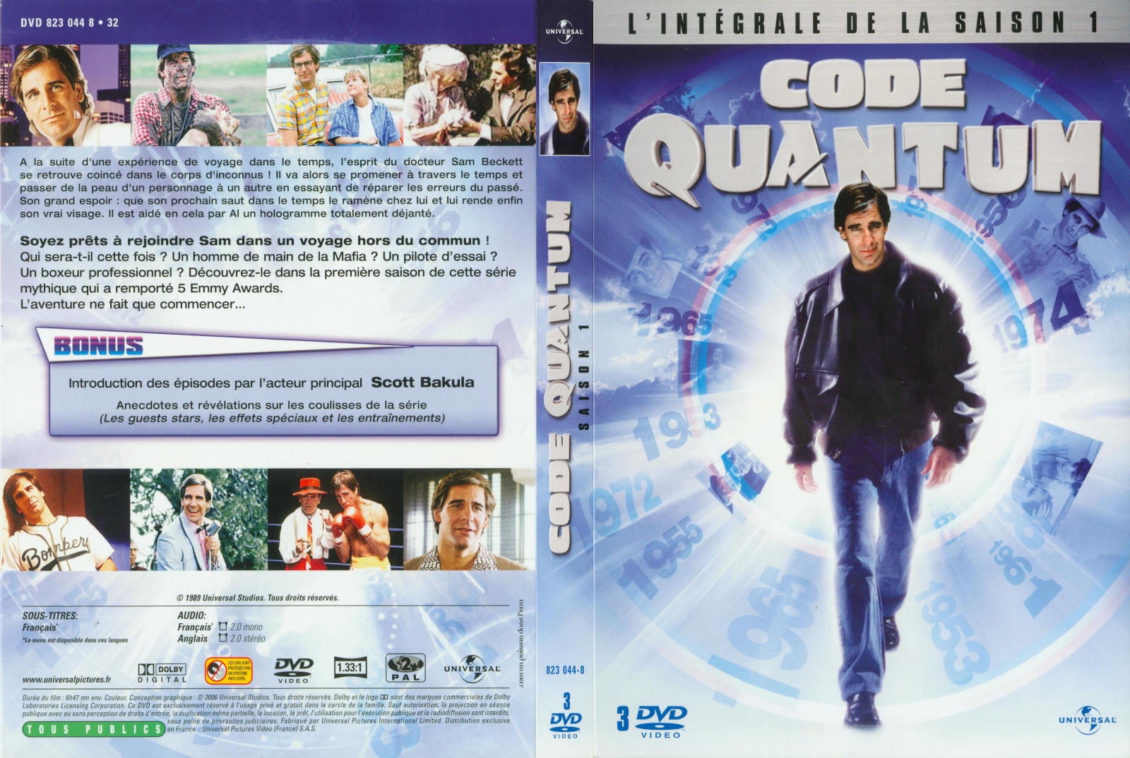 Jaquette DVD Code Quantum saison 1 COFFRET