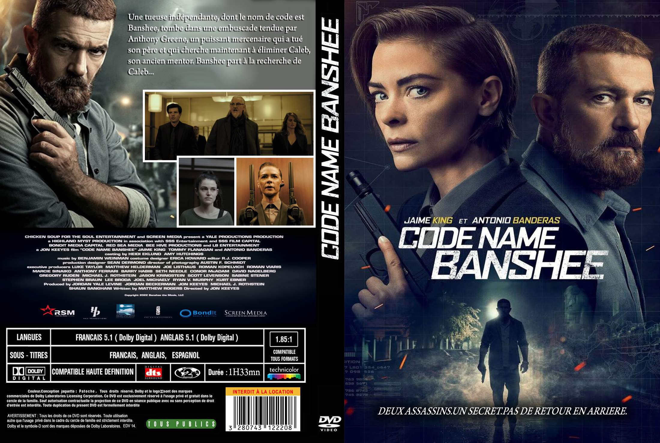 Jaquette DVD Code name banshee custom