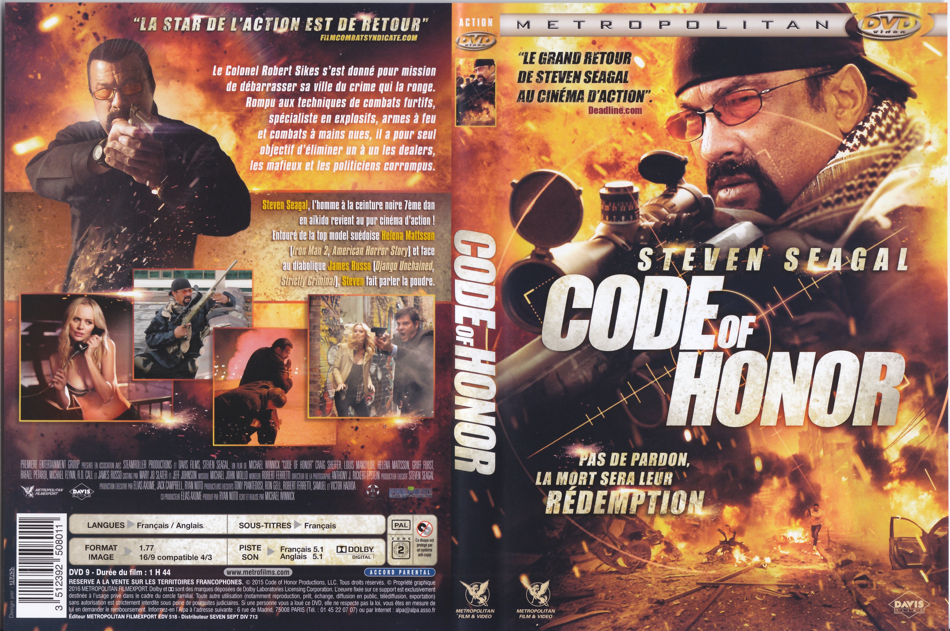 Jaquette DVD Code of Honor