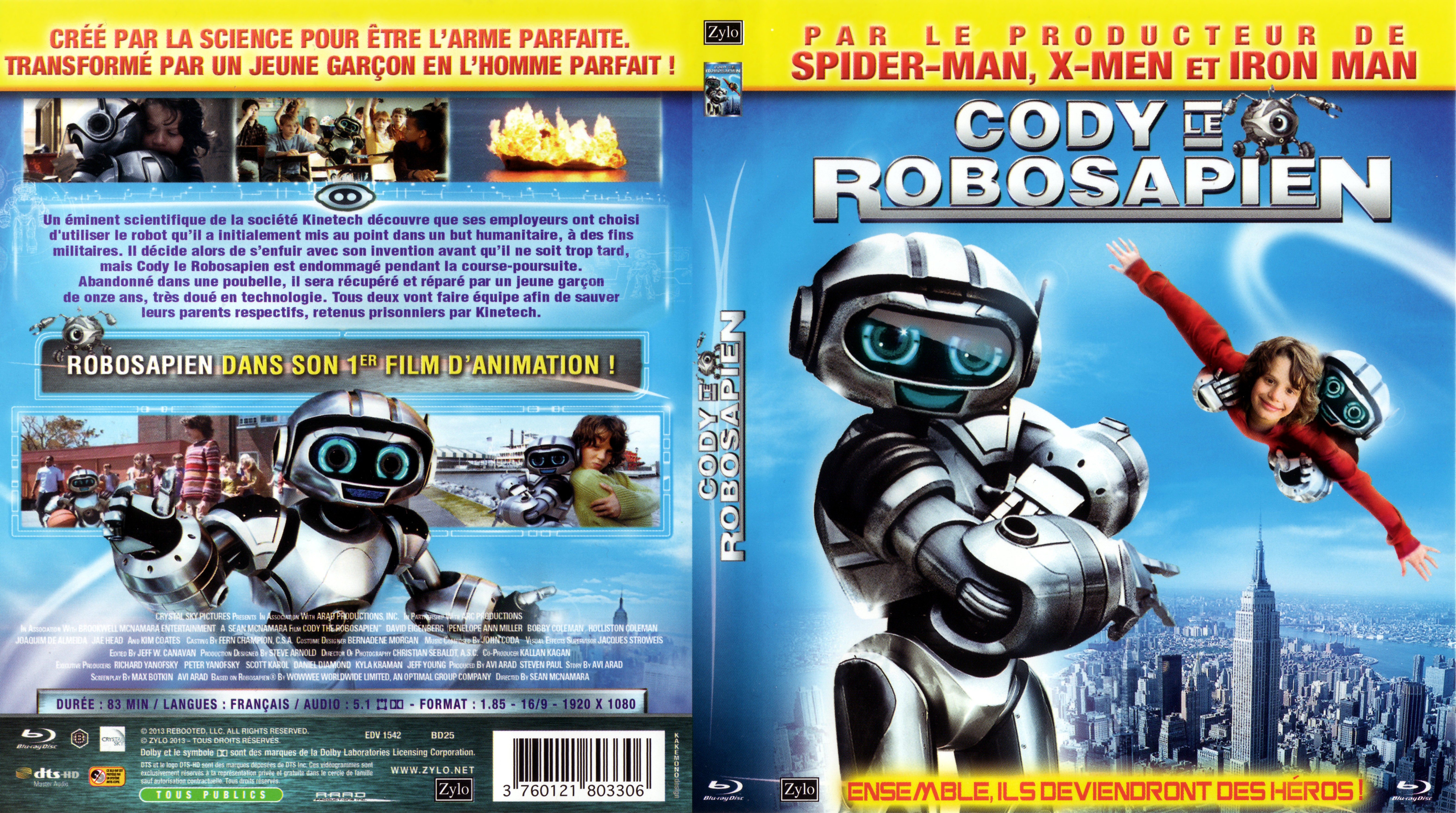 Jaquette DVD Cody le Robosapien (BLU-RAY)
