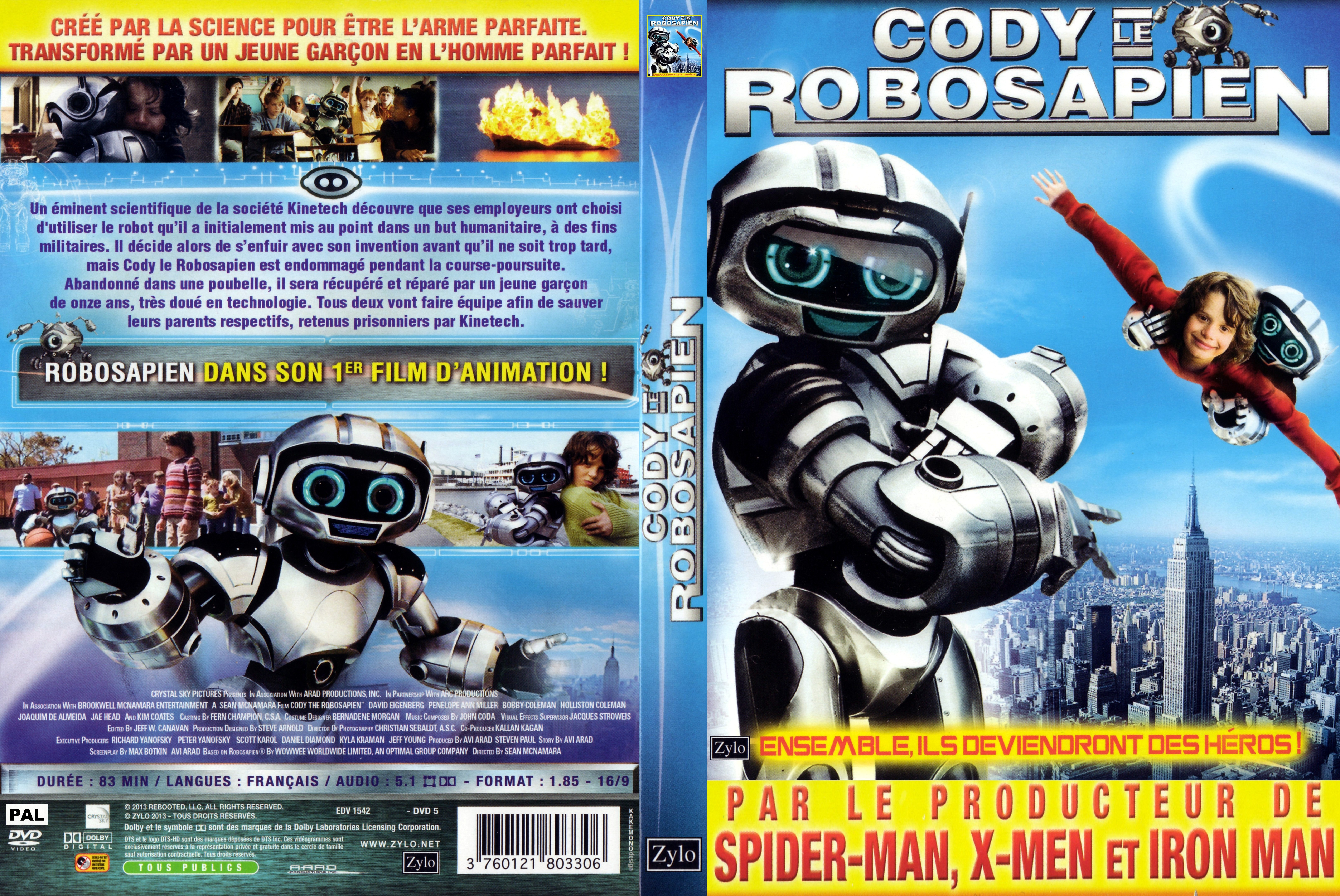 Jaquette DVD Cody le robosapien