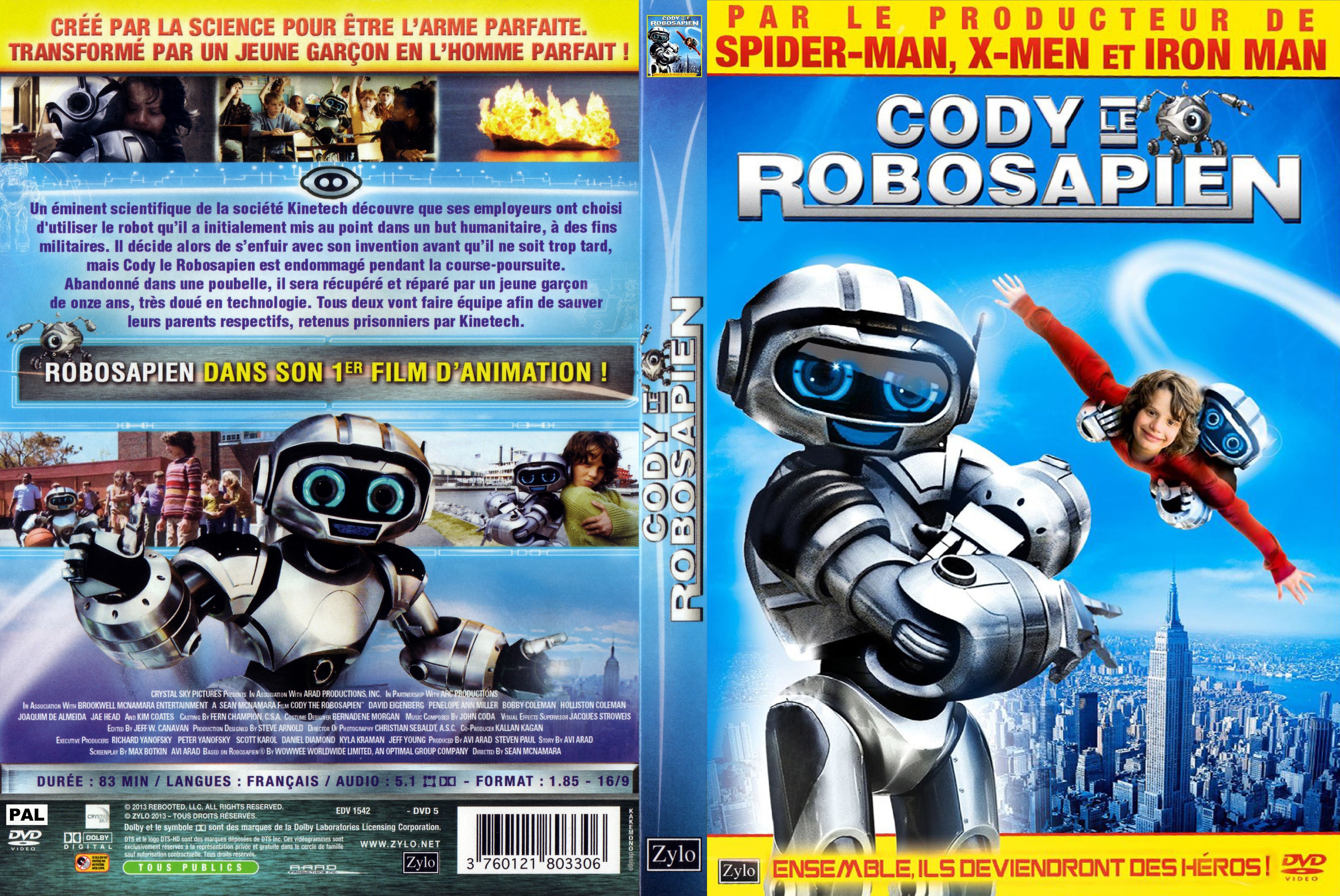 Jaquette DVD Cody le robosapien v2