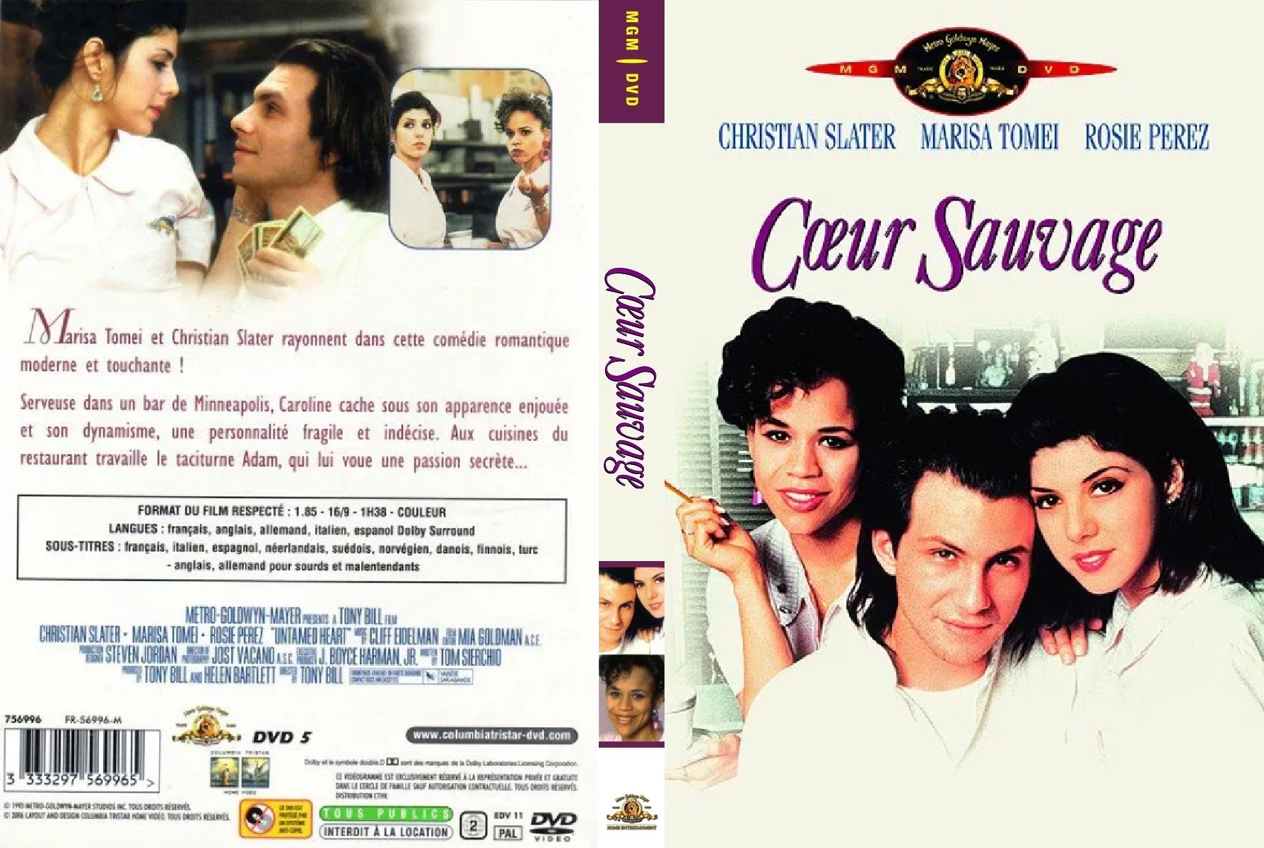 Jaquette DVD Coeur Sauvage