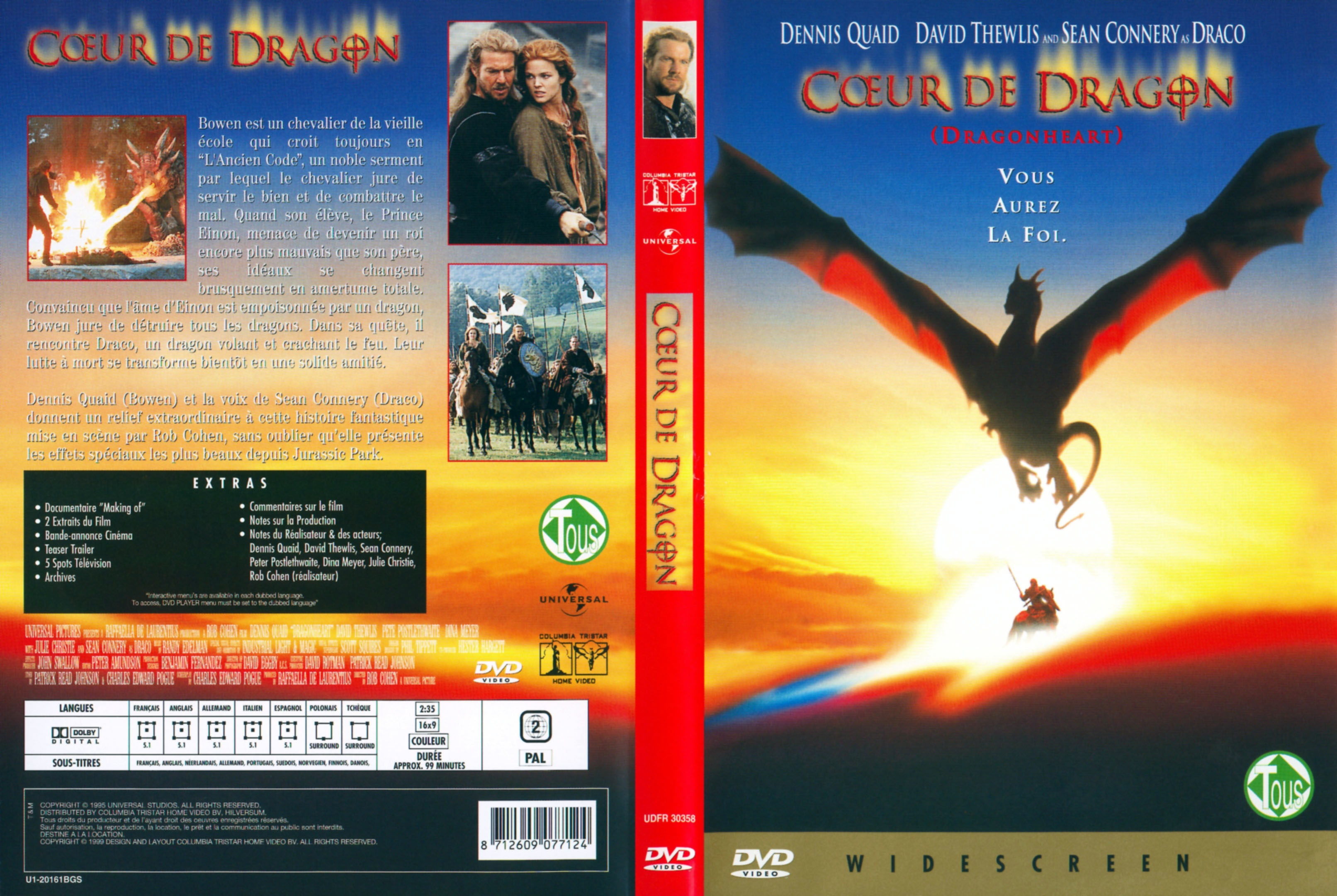 Jaquette DVD Coeur de dragon v3