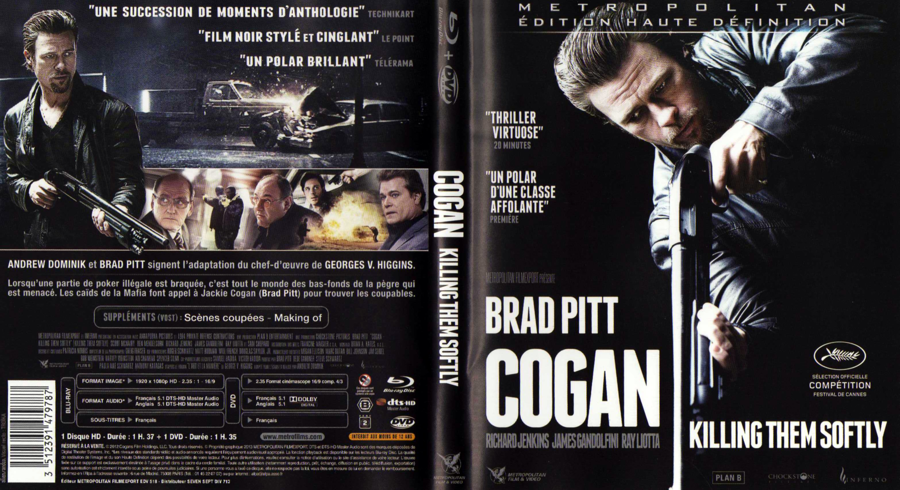 Jaquette DVD Cogan La mort en douce (BLU-RAY)