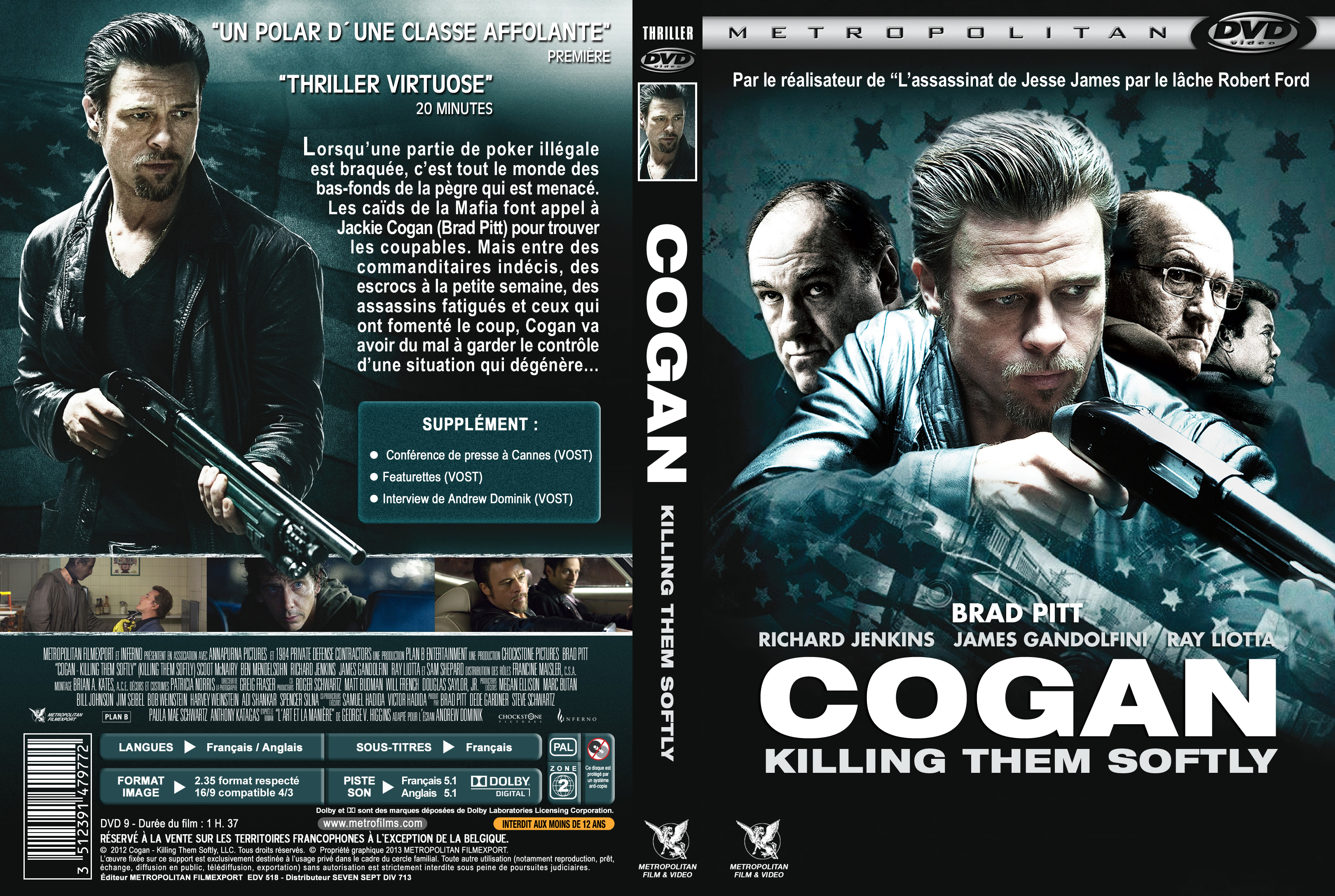 Jaquette DVD Cogan La mort en douce custom