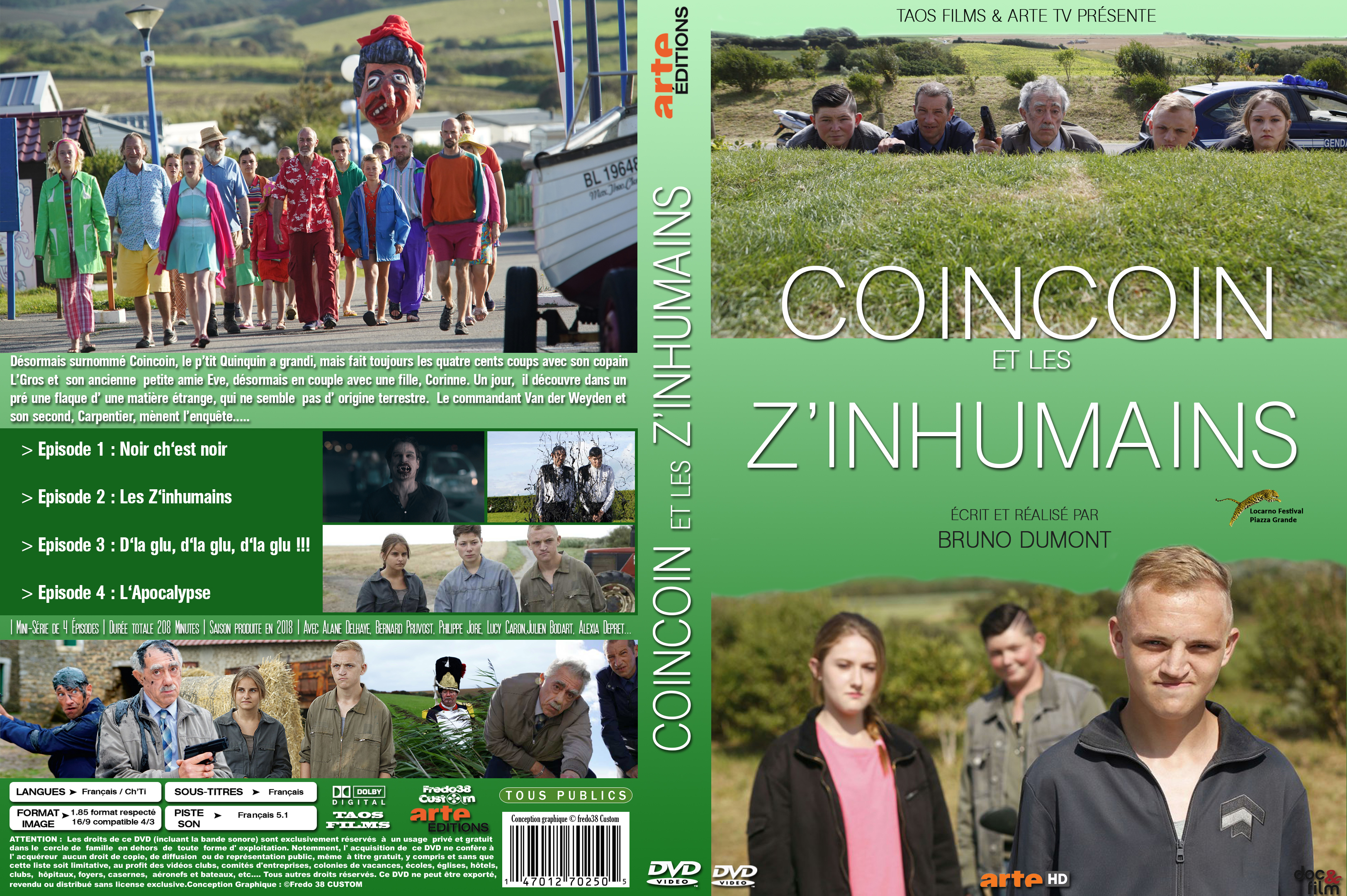 Jaquette DVD Coincoin et les Zhinhumains custom