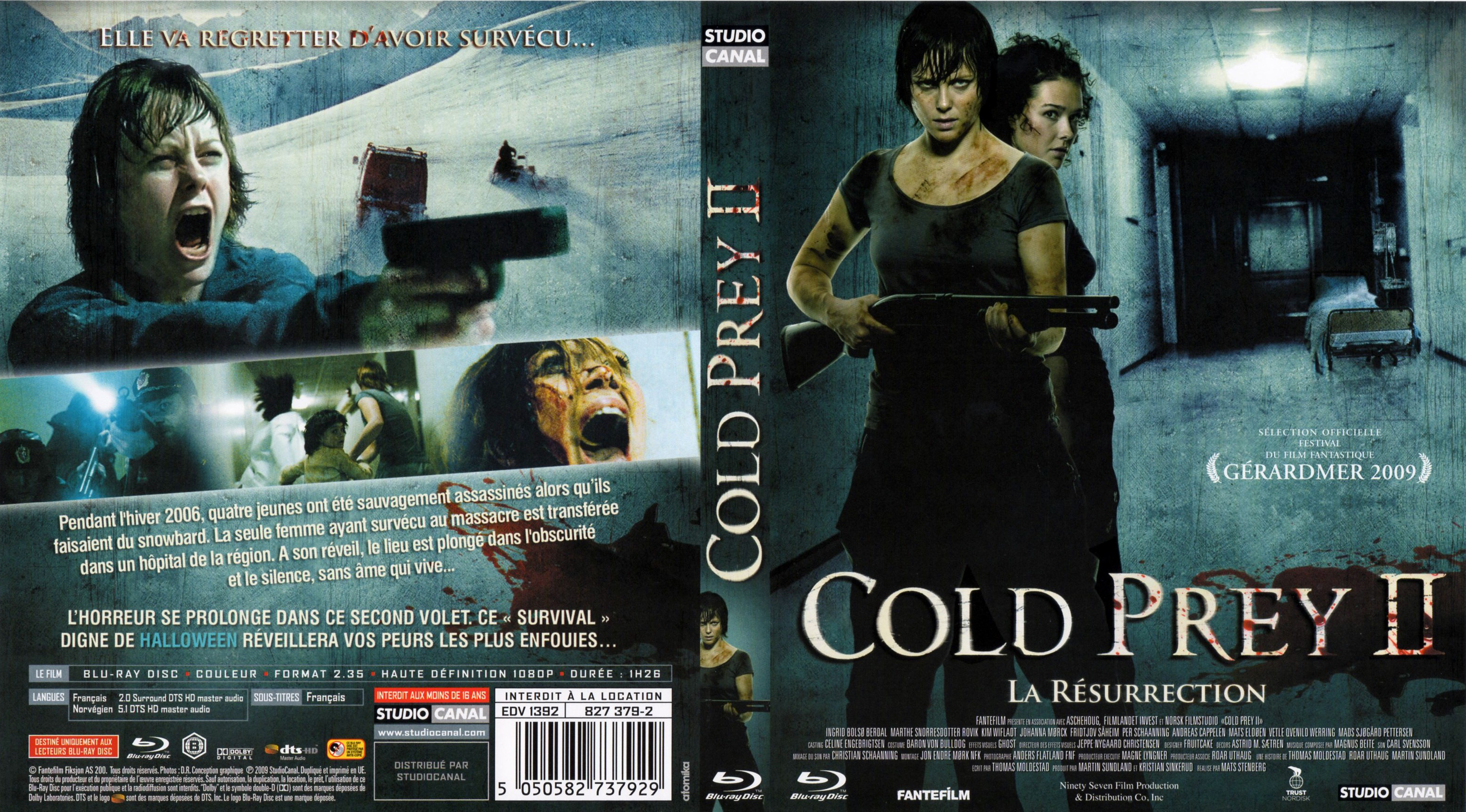 Jaquette DVD Cold Prey 2 (BLU-RAY)