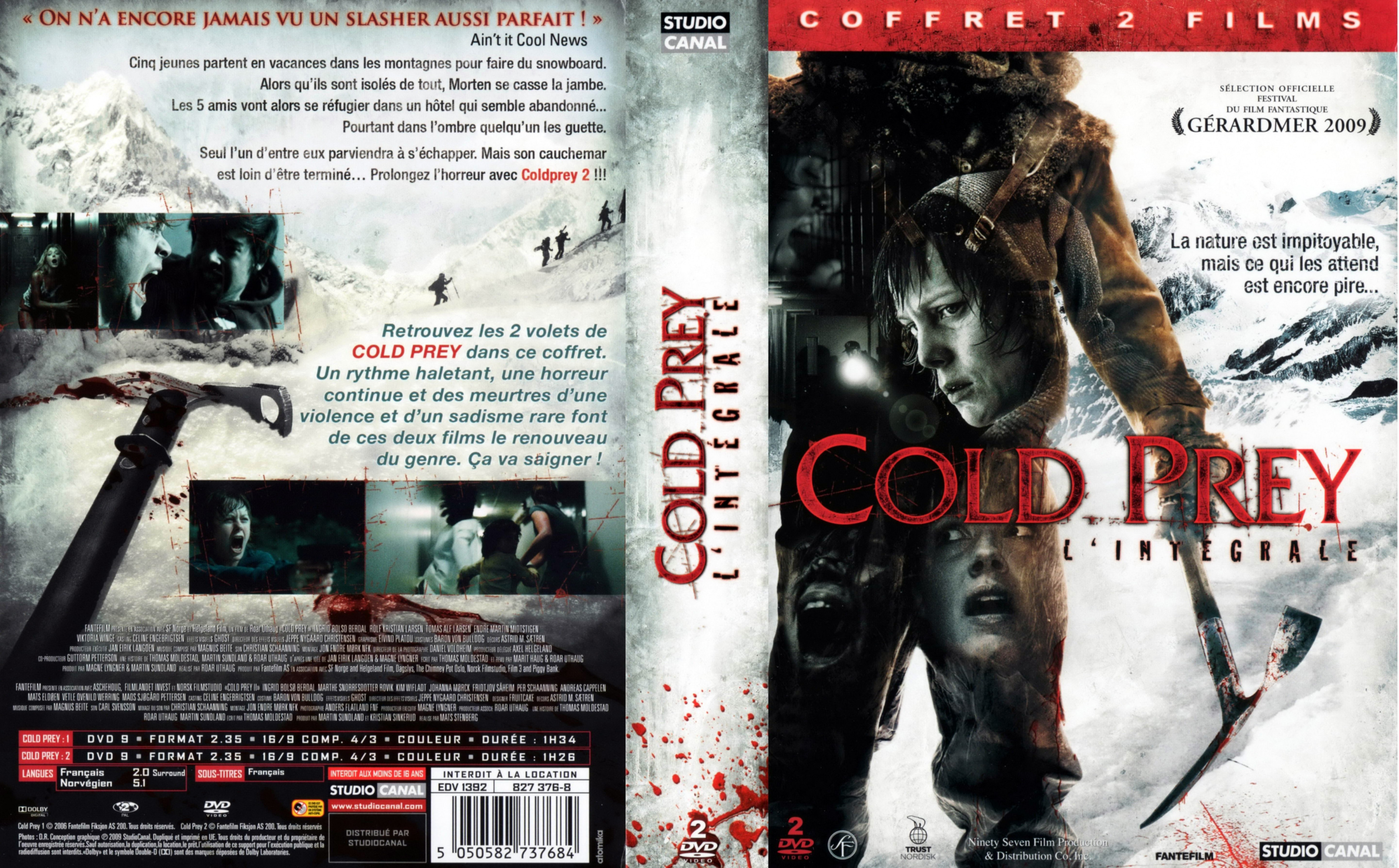 Jaquette DVD Cold prey 1 et 2