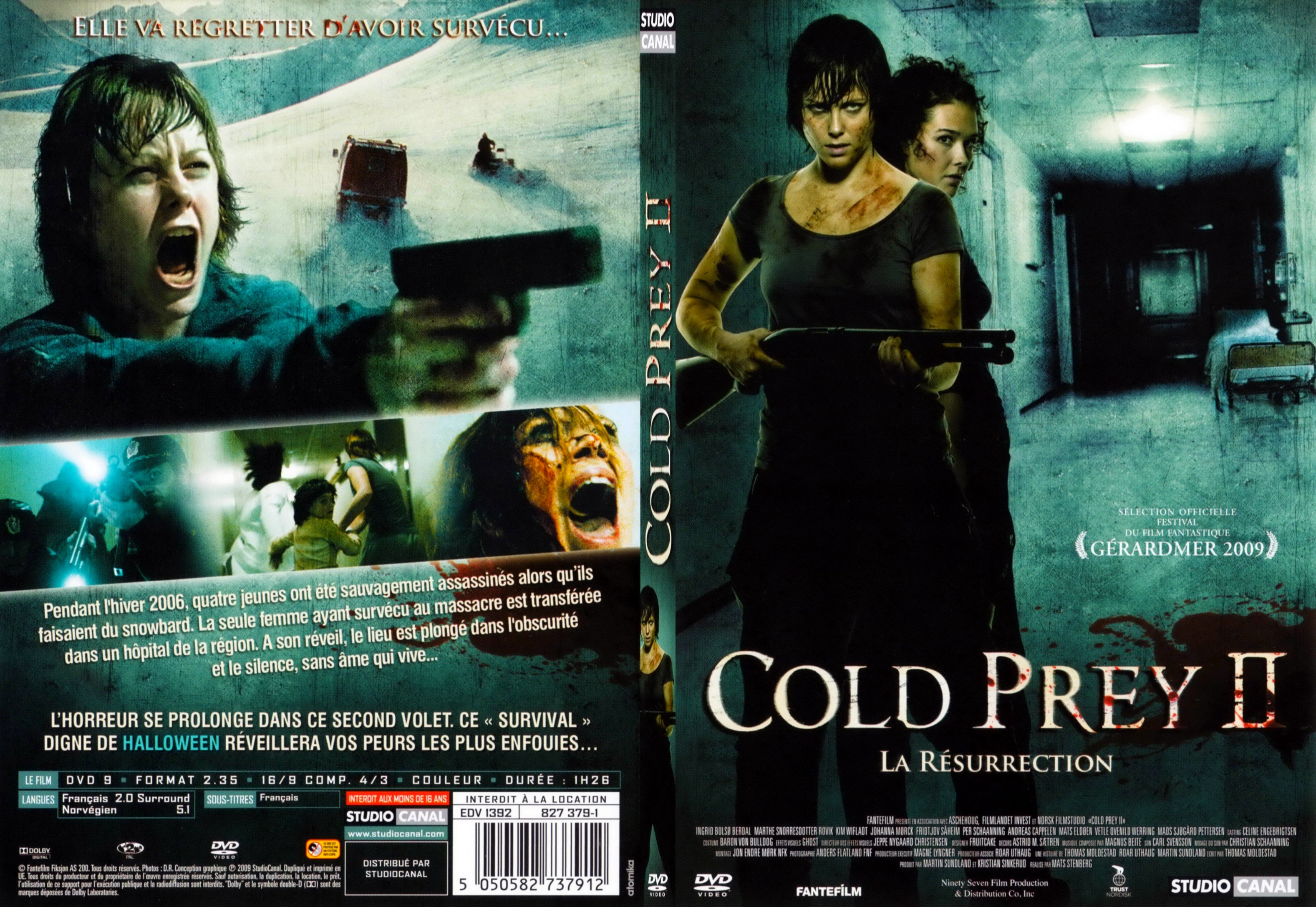 Jaquette DVD Cold prey 2 - SLIM