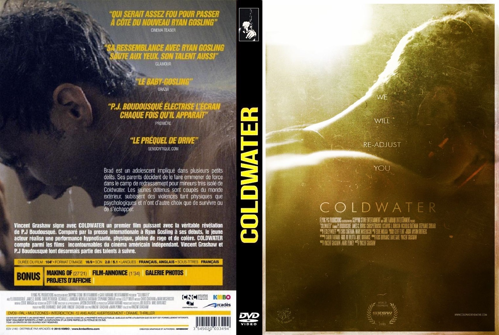 Jaquette DVD Coldwater custom