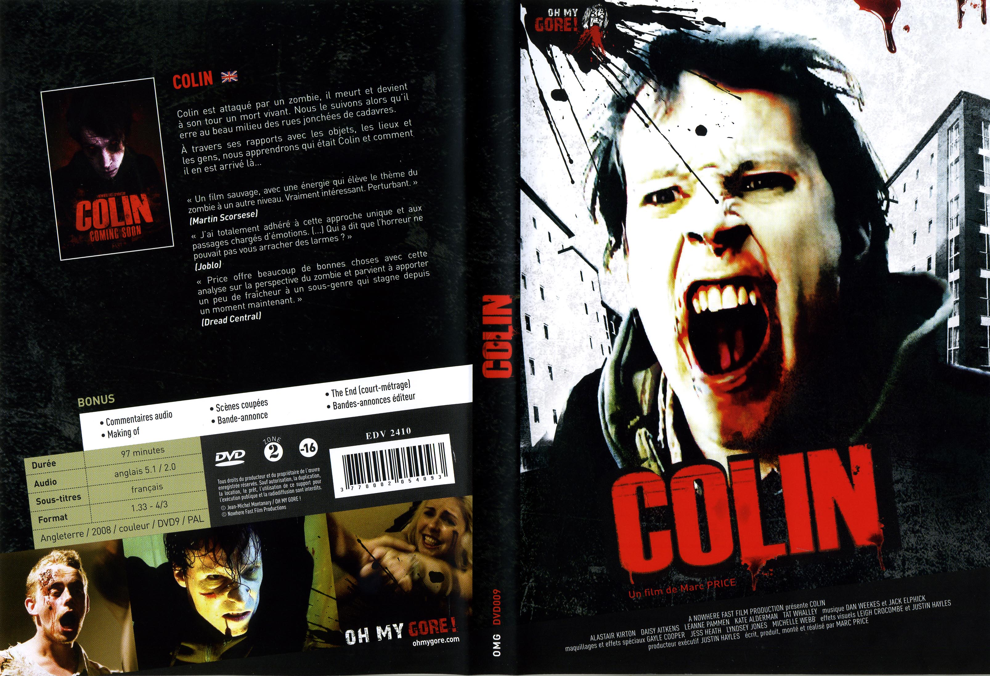 Jaquette DVD Colin