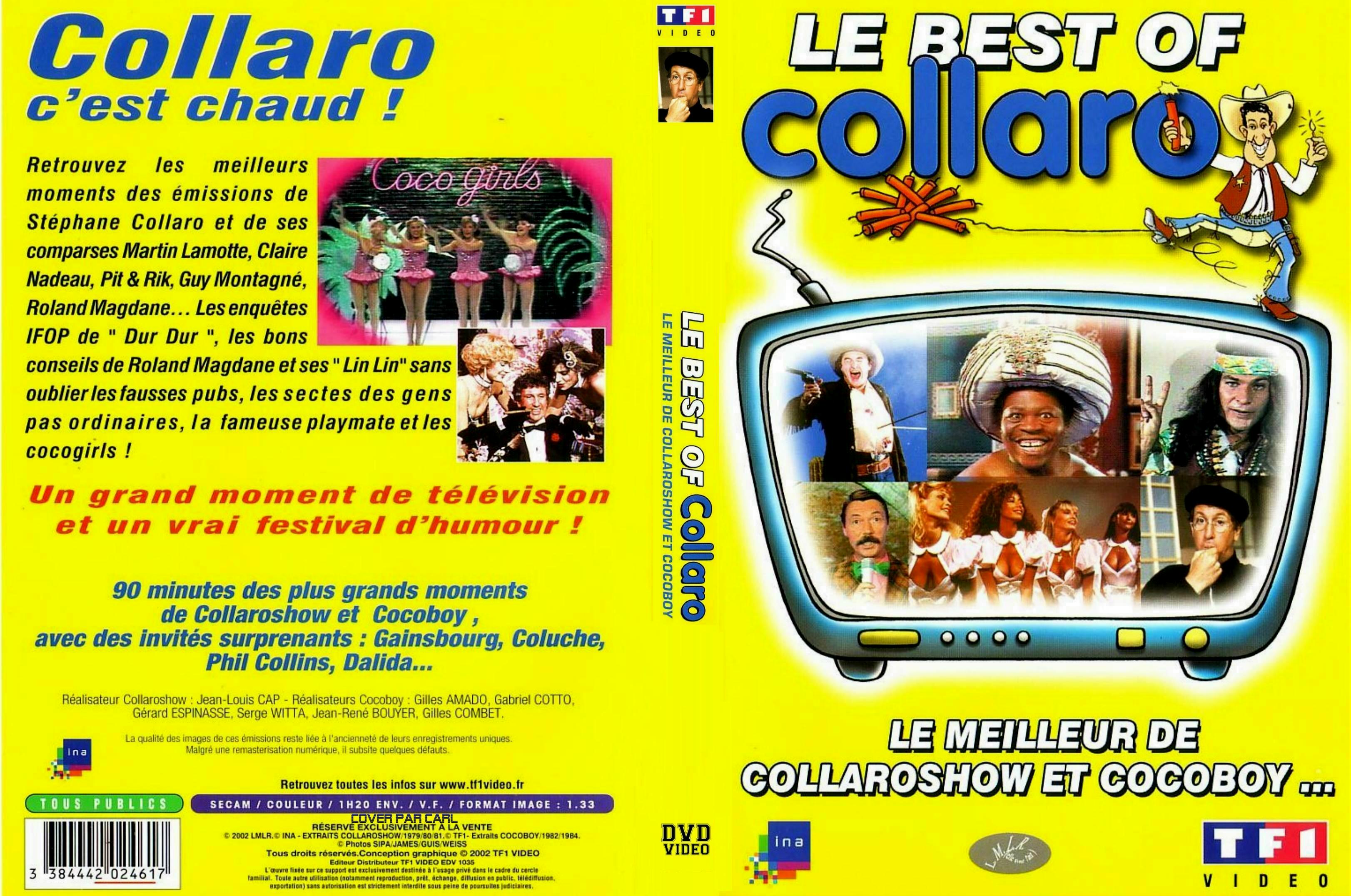 Jaquette DVD Collaro le best of custom