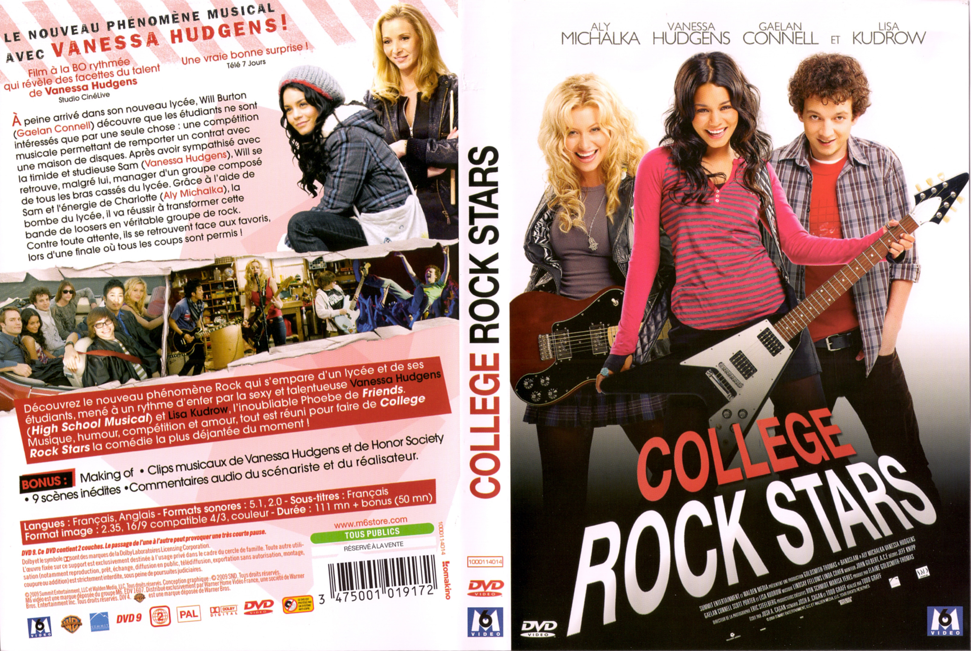 Jaquette DVD Collge Rock Stars