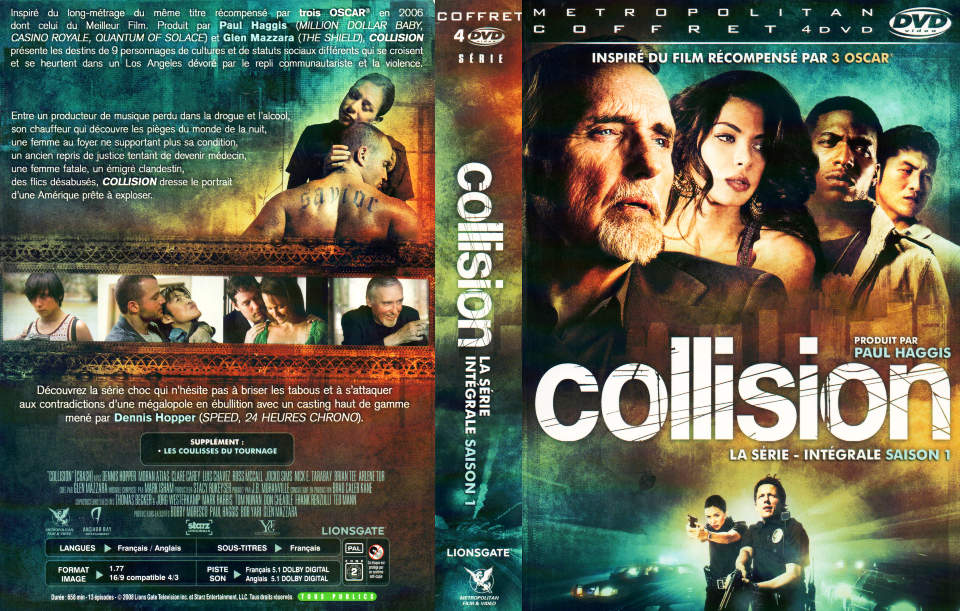 Jaquette DVD Collision La srie COFFRET