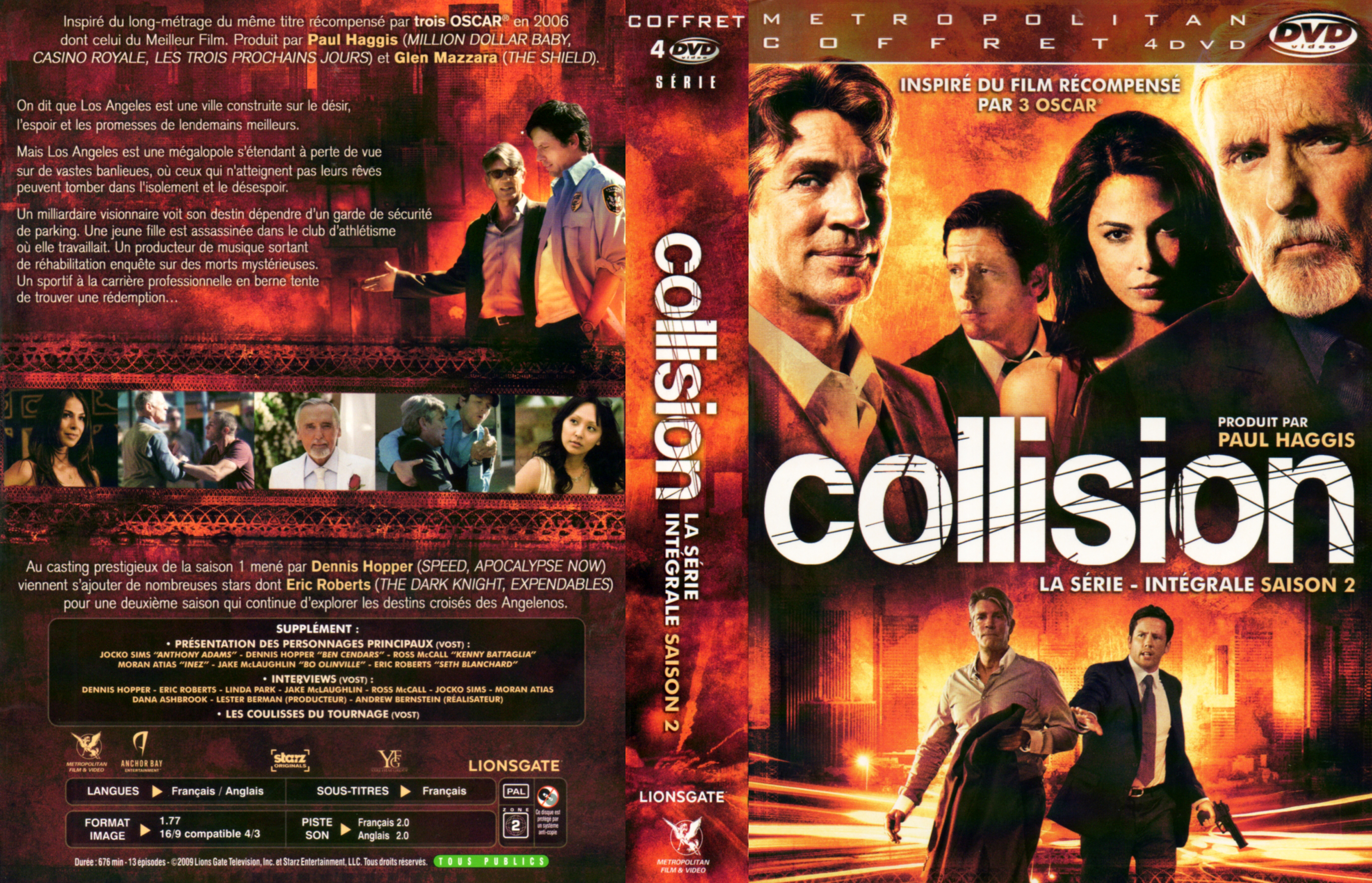 Jaquette DVD Collision La srie Saison 2 COFFRET