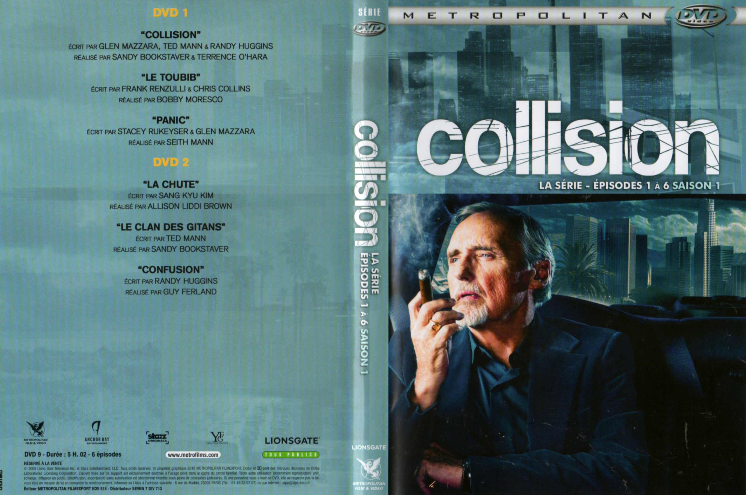 Jaquette DVD Collision La srie (DVD 1)