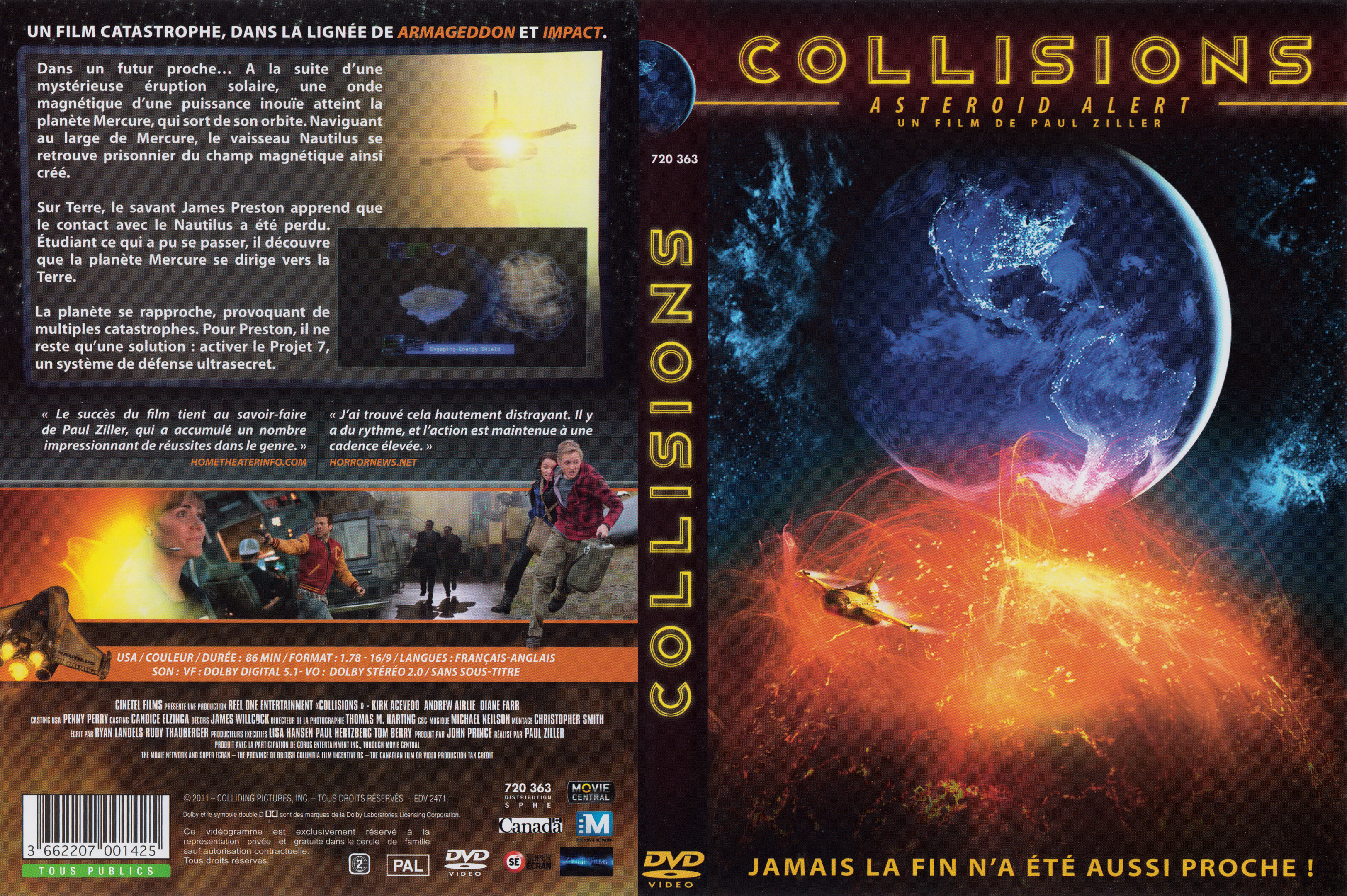 Jaquette DVD Collisions