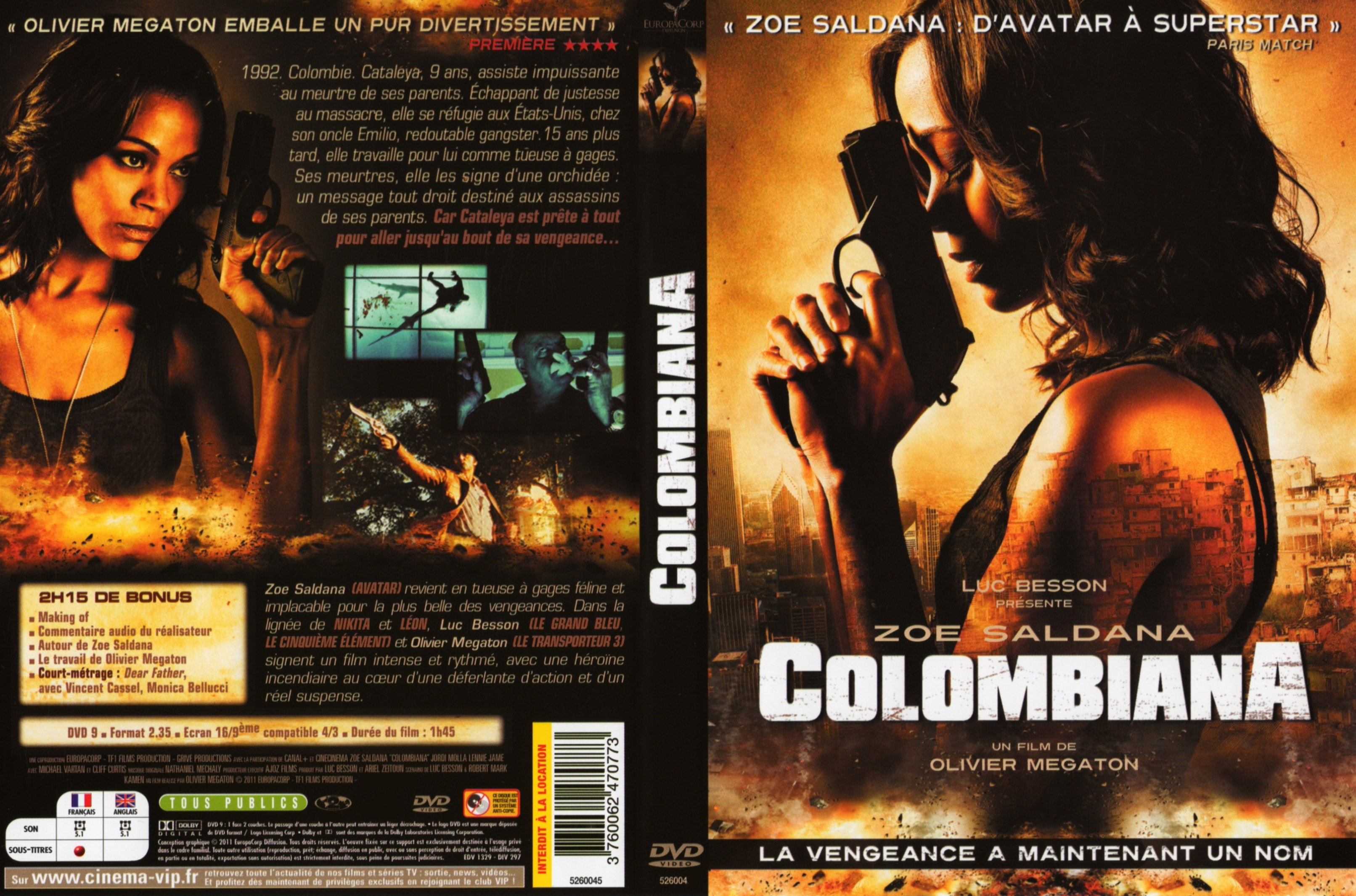 Jaquette DVD Colombiana