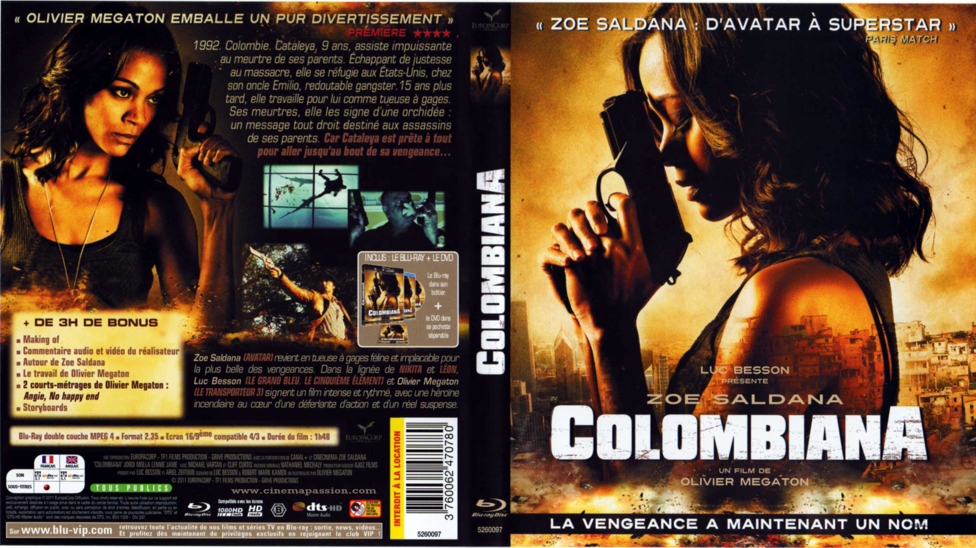 Jaquette DVD Colombiana (BLU-RAY)