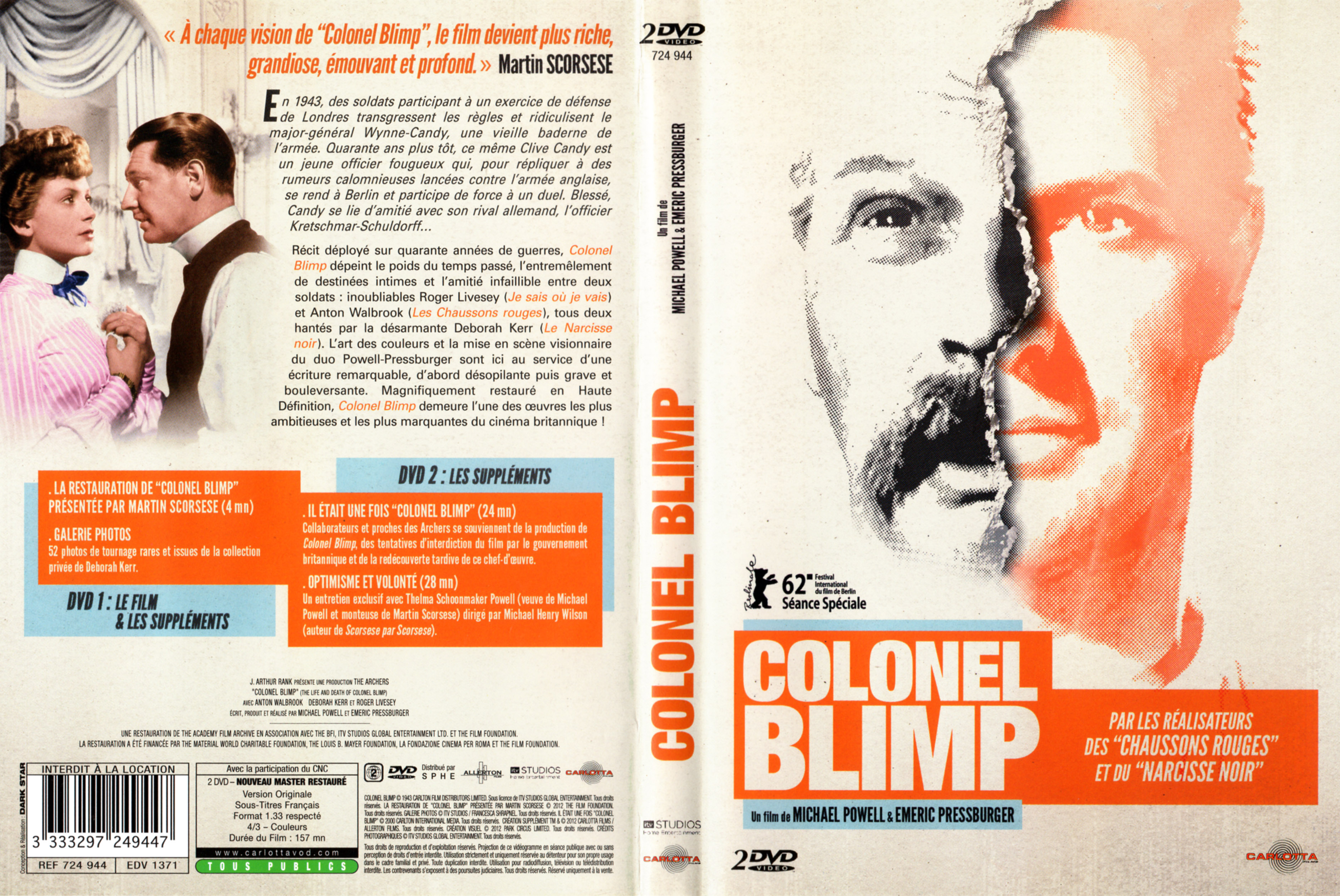 Jaquette DVD Colonel Blimp